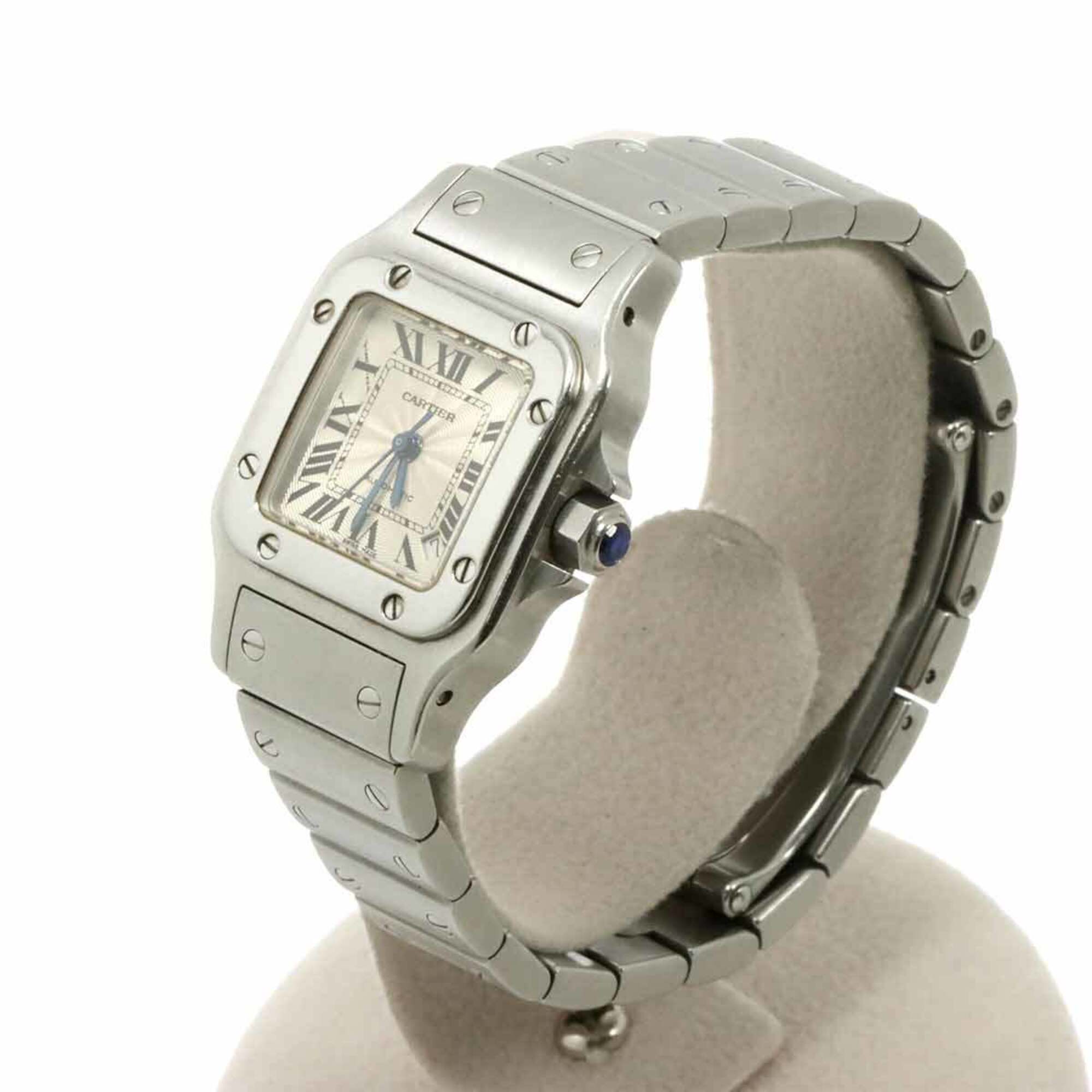 Cartier Santos Galbee SM W20054D6 Silber Zifferblatt 24 mm Uhr