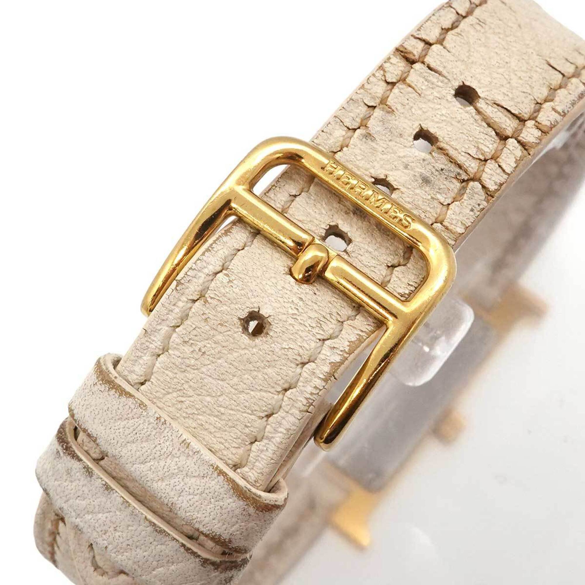 Hermes H-Watch HH1 201 Women's Watch White Quartz H