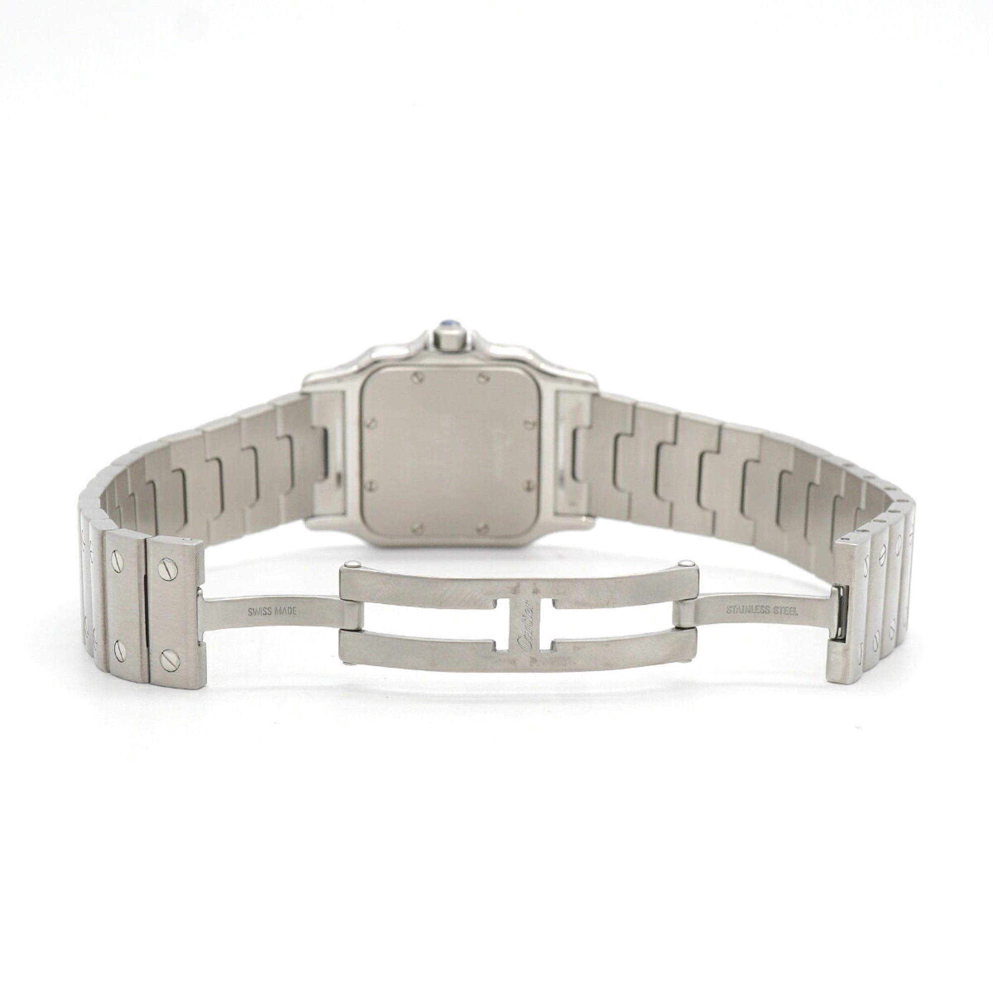 Cartier Santos Galbee LM W20060D6 Ivory Dial 29mm Watch