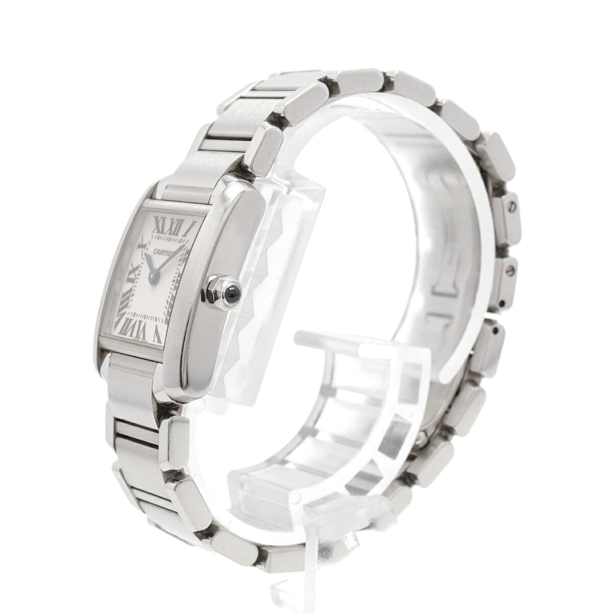Cartier Tank Française SM W51008Q3 Elfenbein Zifferblatt 20 mm Uhr