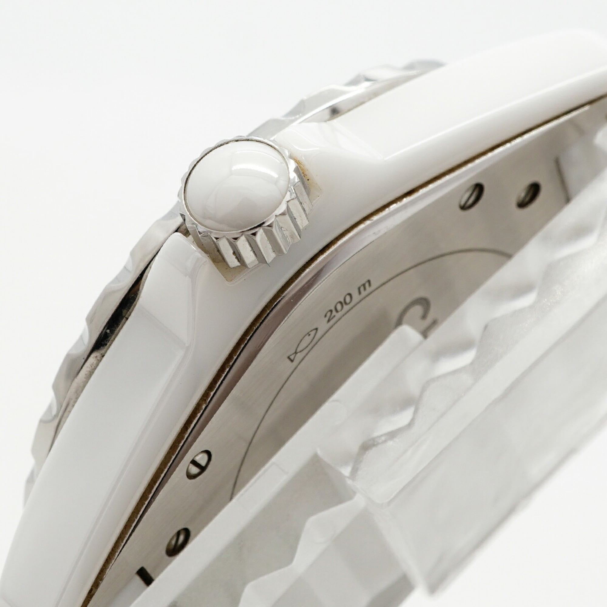 Chanel J12 H2891 herenhorloge met witte wijzerplaat