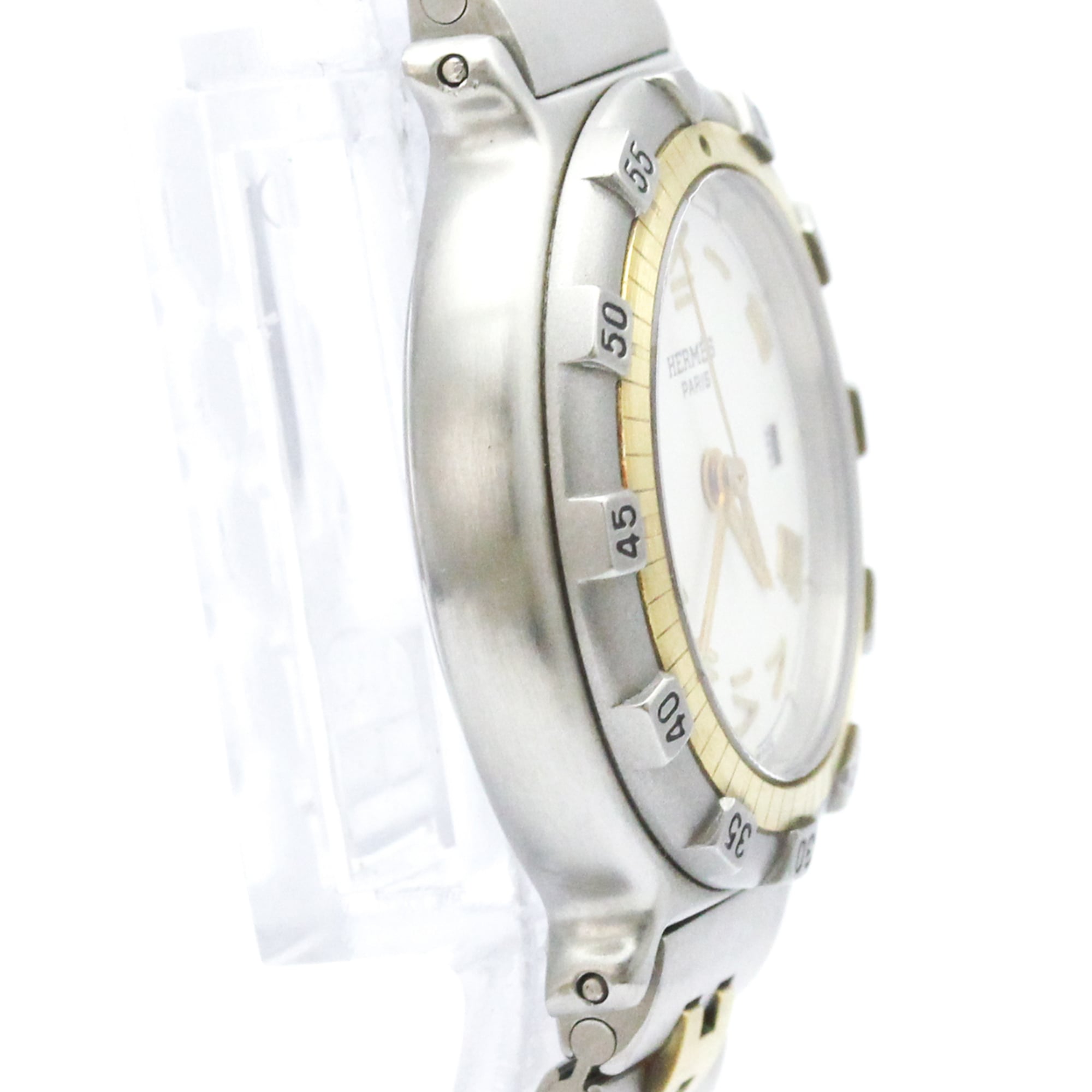 Hermes Captain Nimo BF594932 White Dial 27mm Watch