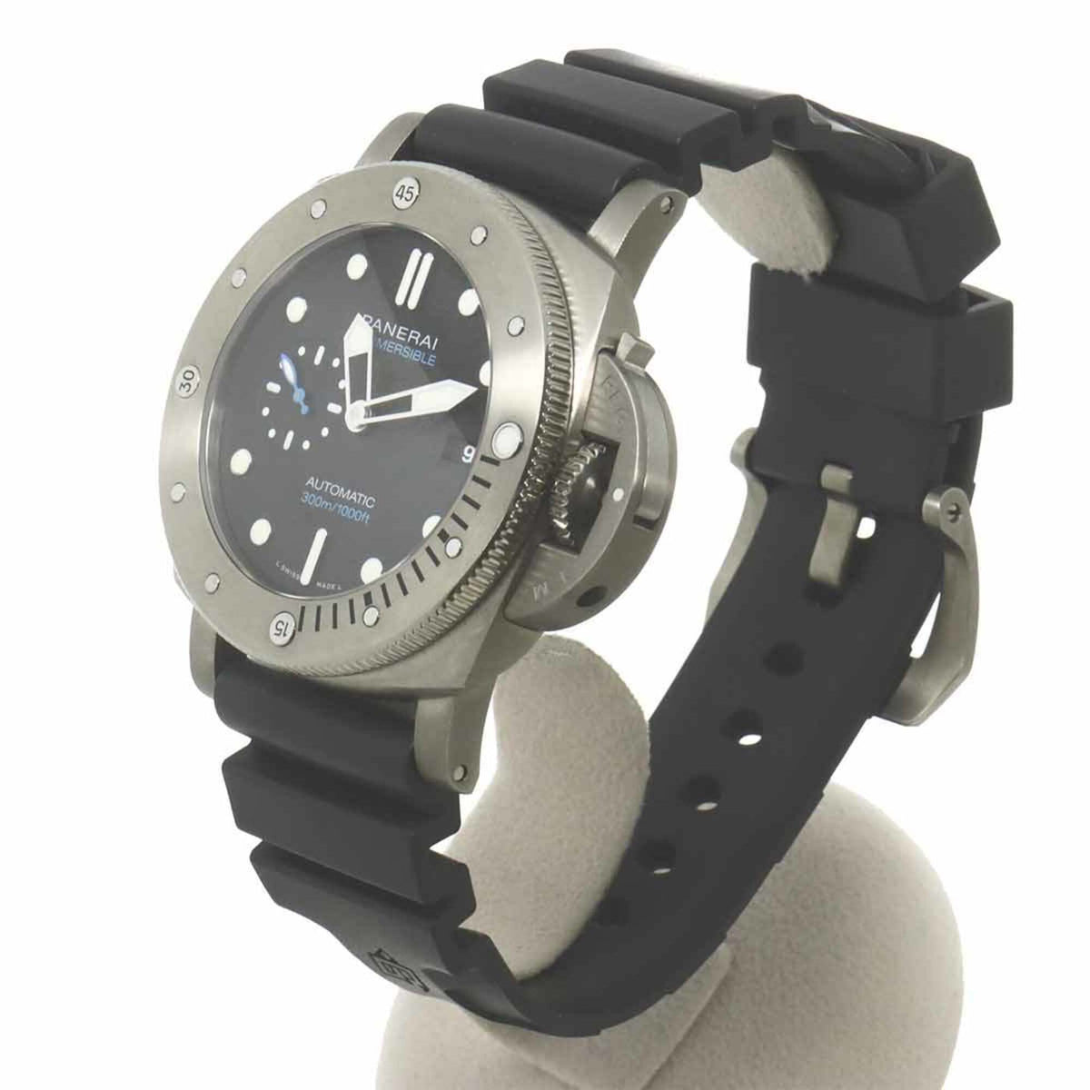 Panerai Submersible 1950 3 Days Titanio PAM01305 Black Dial 47mm Watch
