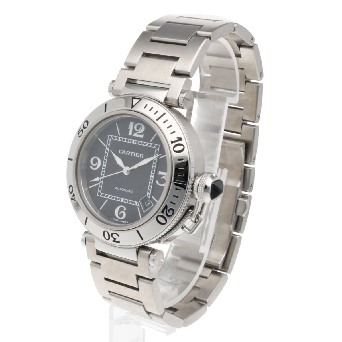 Cartier Pasha Seatimer W31077M7 Noir Cadran 40mm Montre