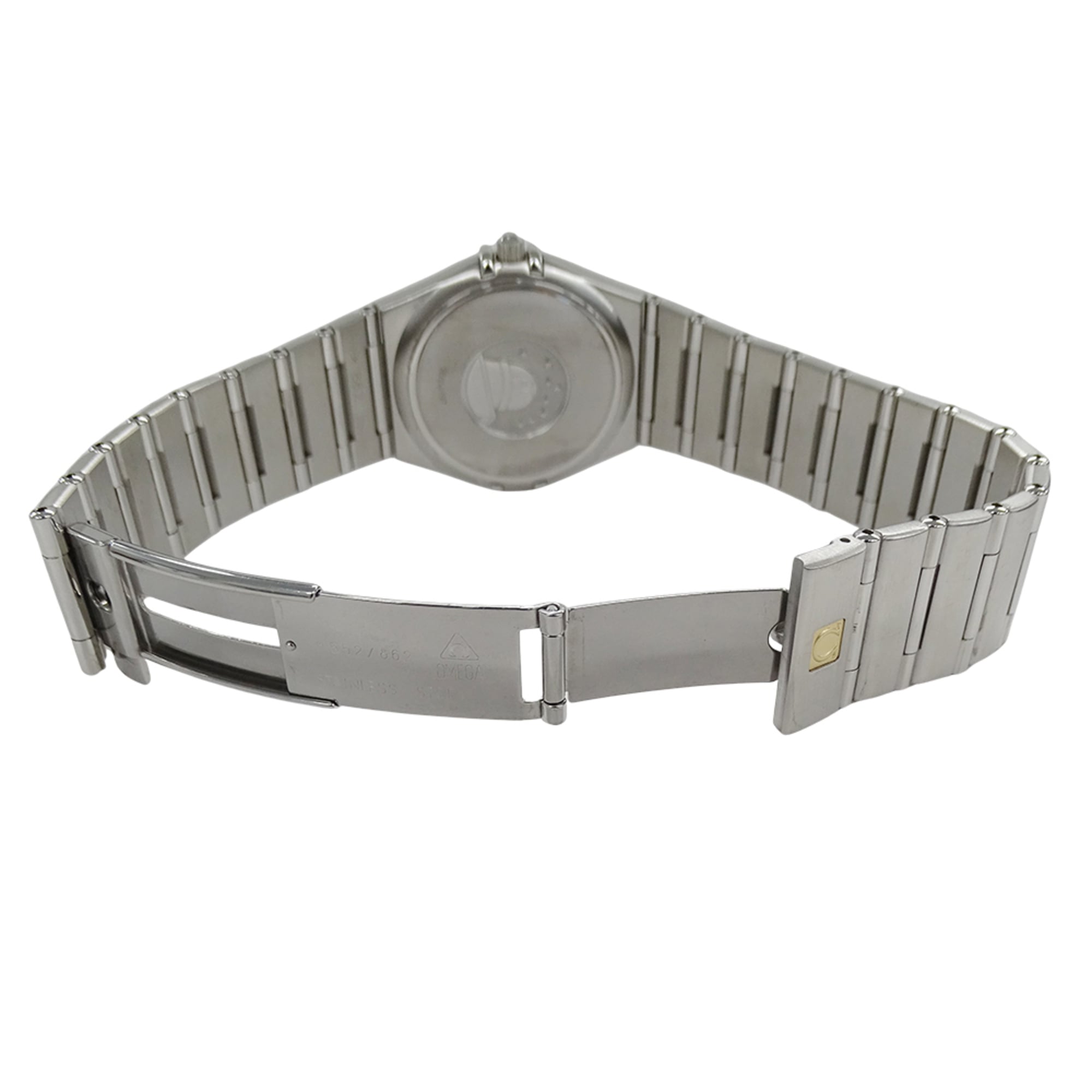 Omega Constellation 1512.40 Herrenuhr, Markenuhr, Datum, Quarz, Edelstahl (SS), Silber/Silber