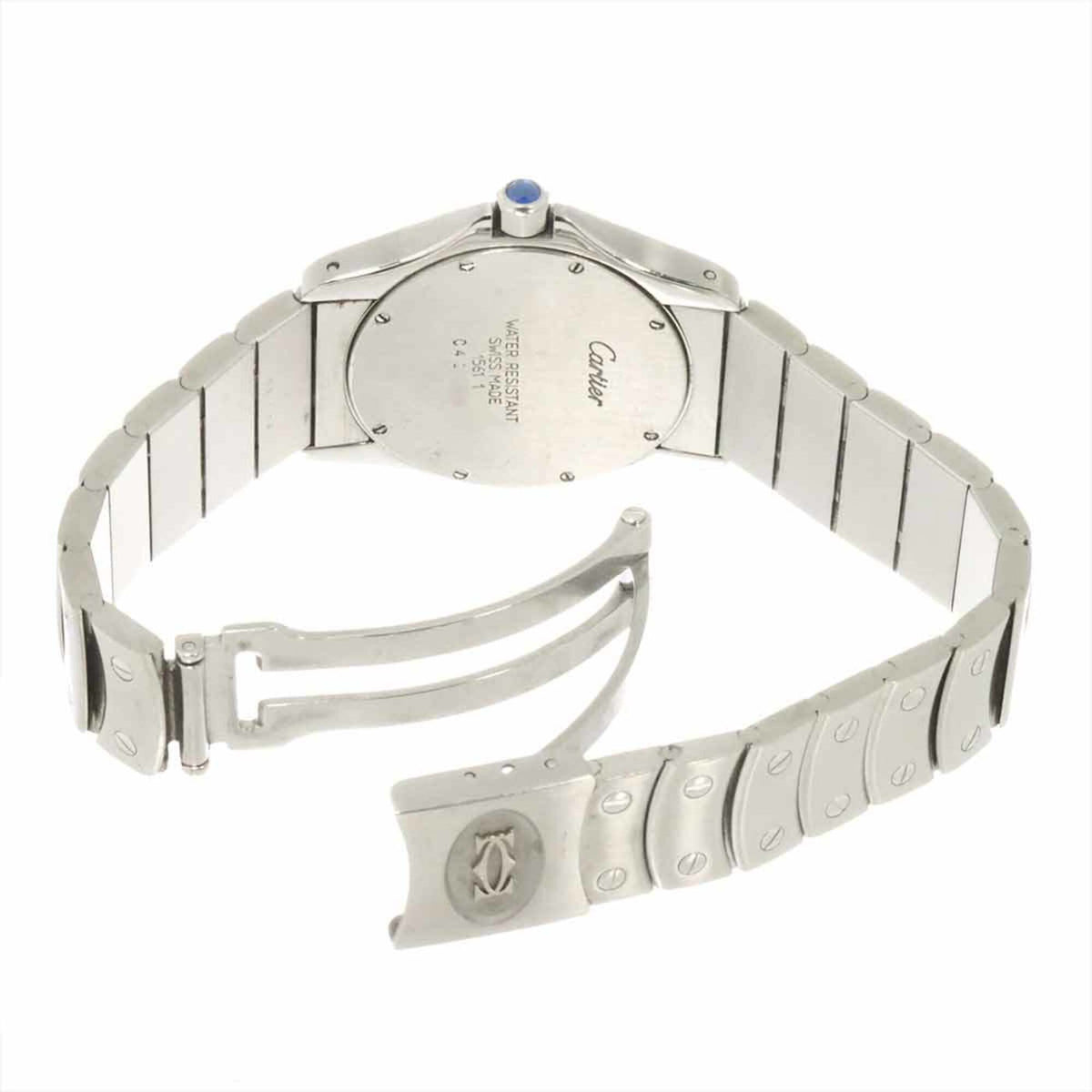 Cartier Santos Ronde MM Weiß Zifferblatt 29 mm Uhr