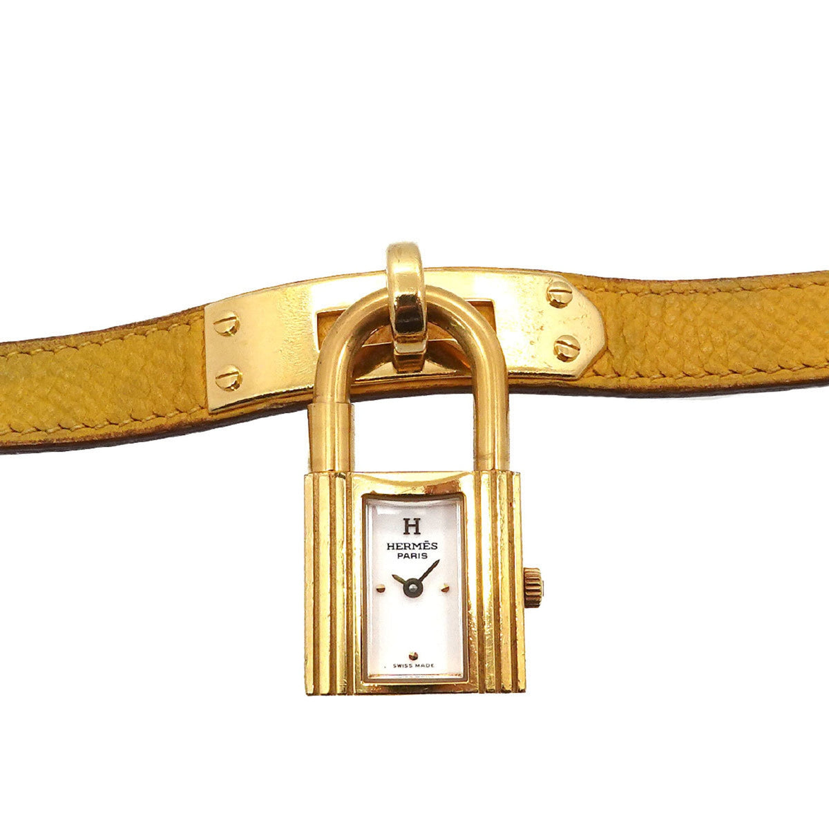 Hermes Kelly GZl1ldz3 Gold Dial 20mm Watch