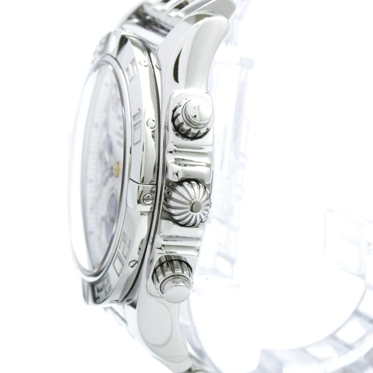 Breitling Chronomat AB0110 Weiß Zifferblatt 44 mm Uhr