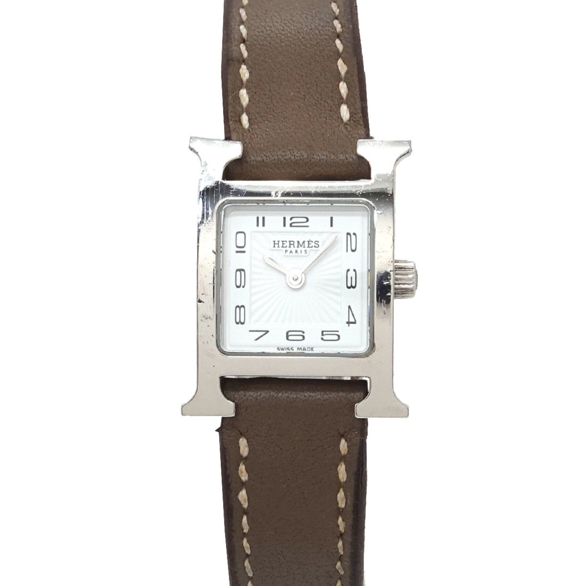 Hermes H- Mini HH1 110 Wo White Quartz H mini