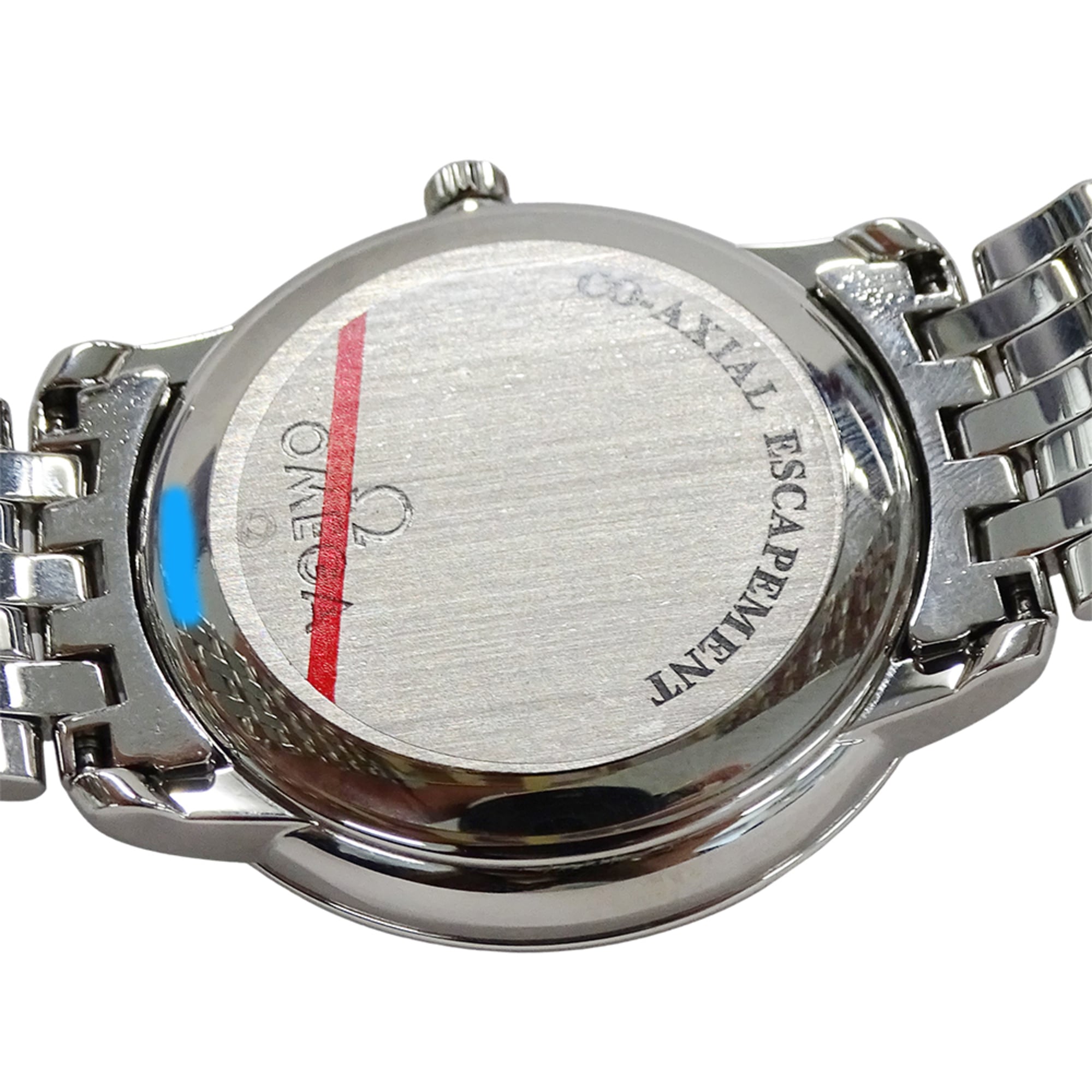 Omega De Ville Prestige 4574.31 herenhorloge, merknaam, datum, Co-Axial-chronometer, automatisch, roestvrij staal (SS), zilver.