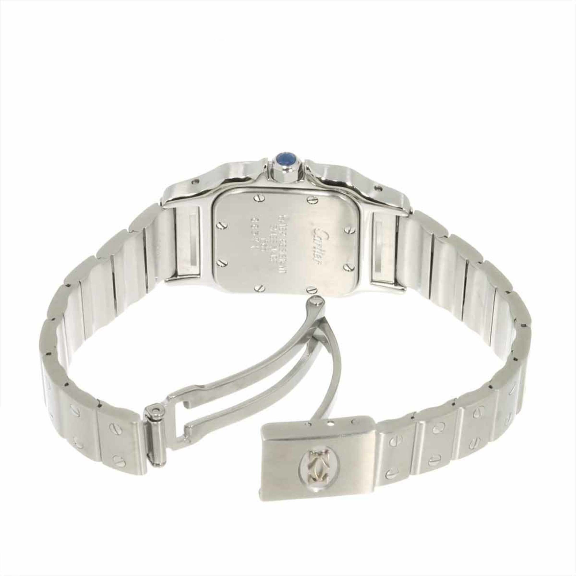 Cartier Santos Galbee SM W20024D6 Women's Watch, Ivory, Quartz Watch