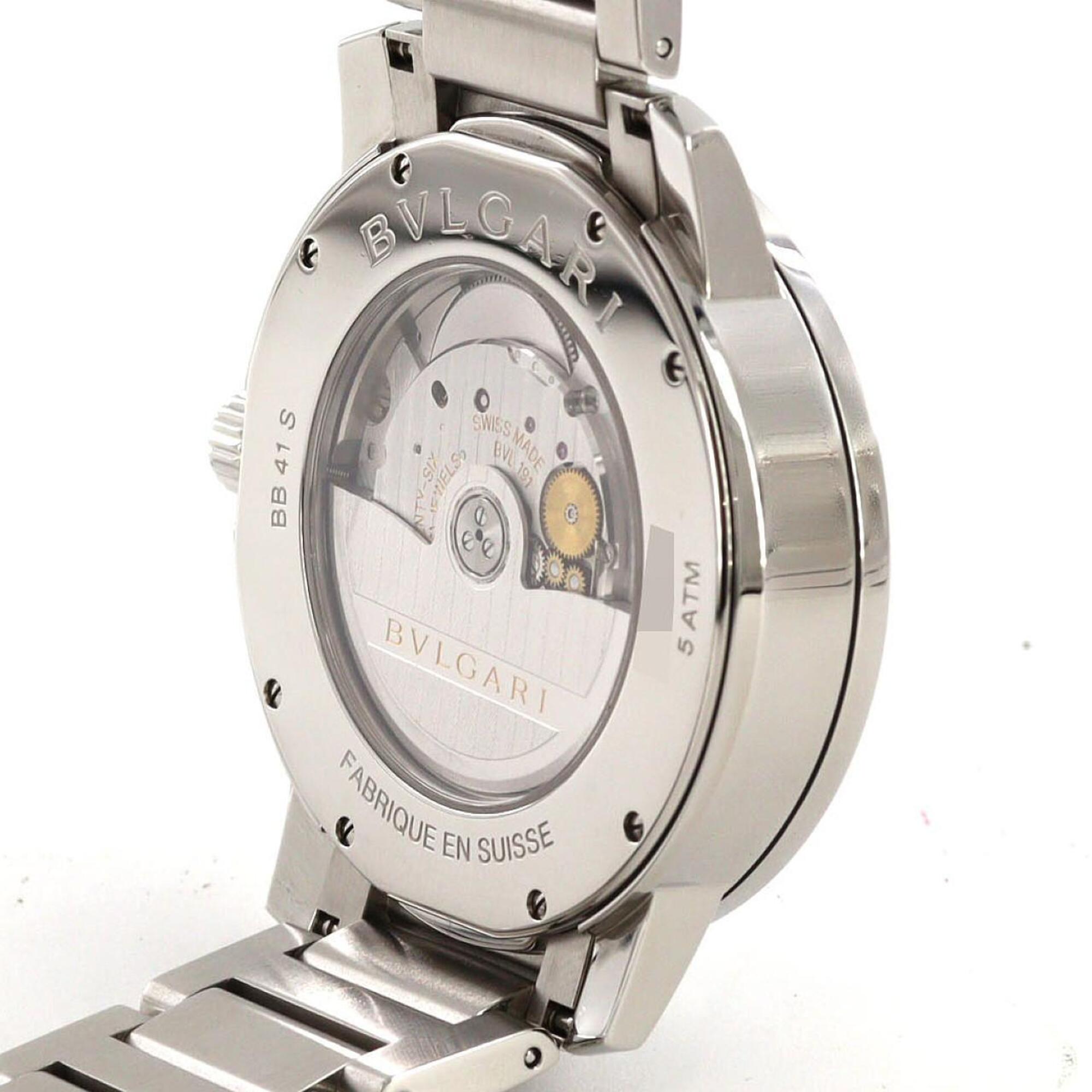 Bulgari BB41S BB41S/BB41WSSD White Dial 41mm Watch