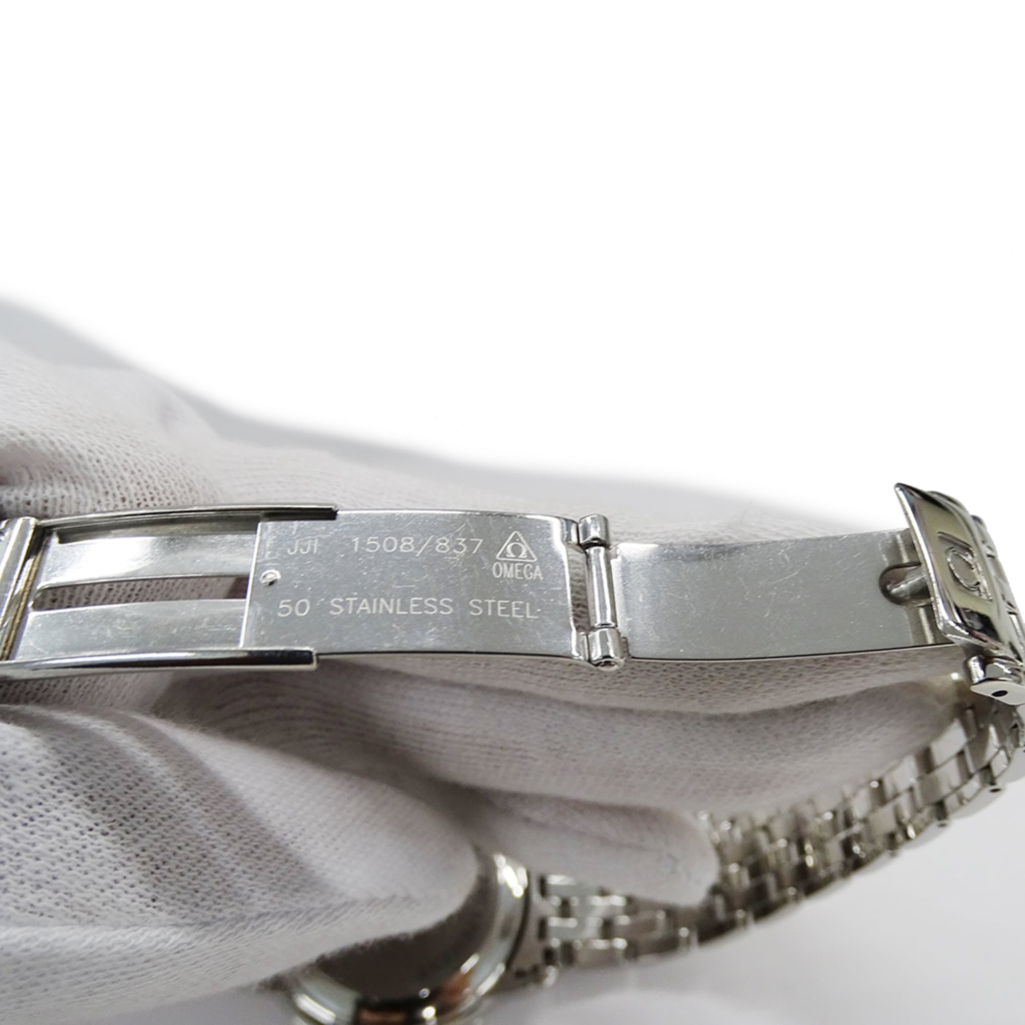 Omega De Ville Prestige 4574.31 herenhorloge, merknaam, datum, Co-Axial-chronometer, automatisch, roestvrij staal (SS), zilver.