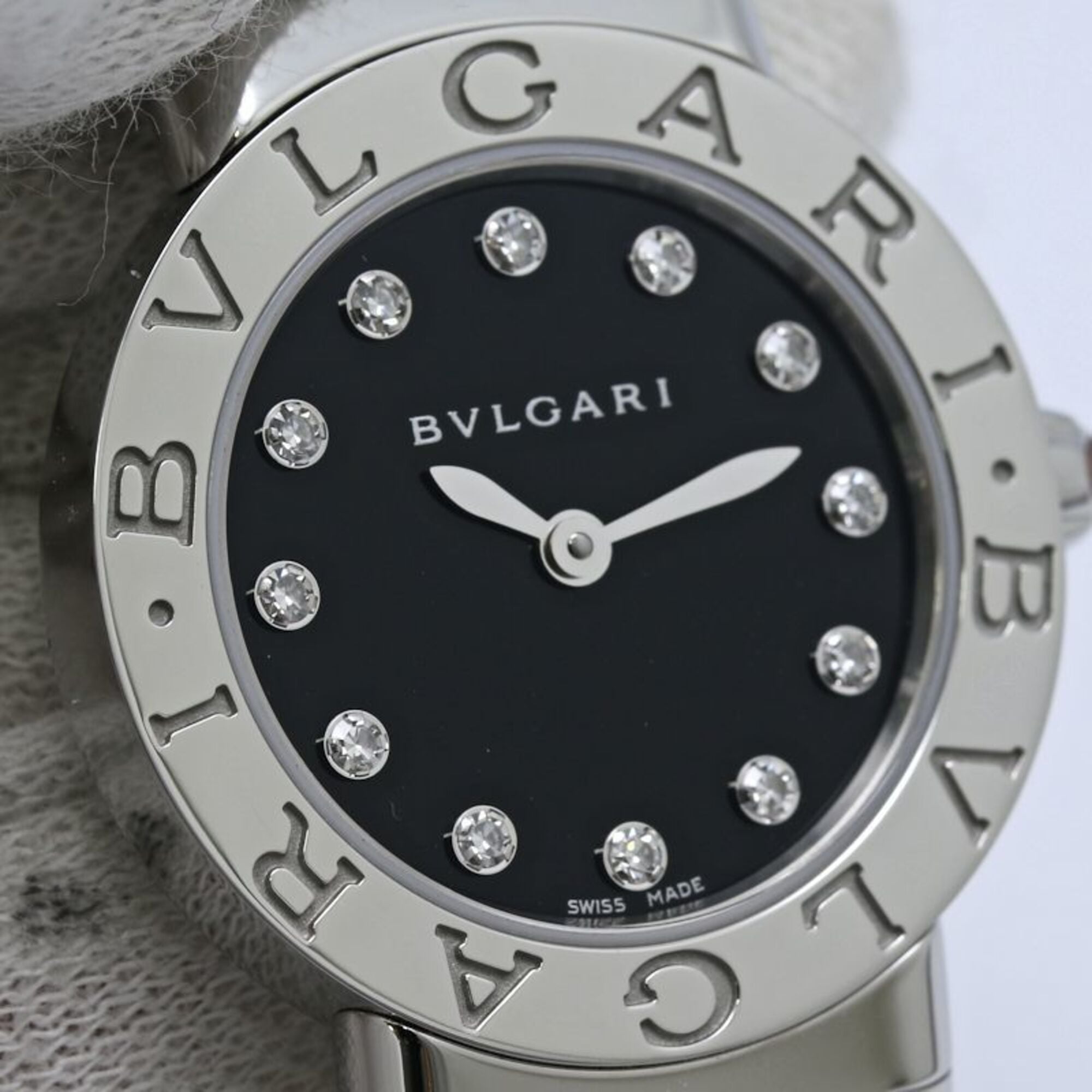 Bulgari Bulgari BBL262TBSS/12 BBL262TS Black Dial 26mm Watch