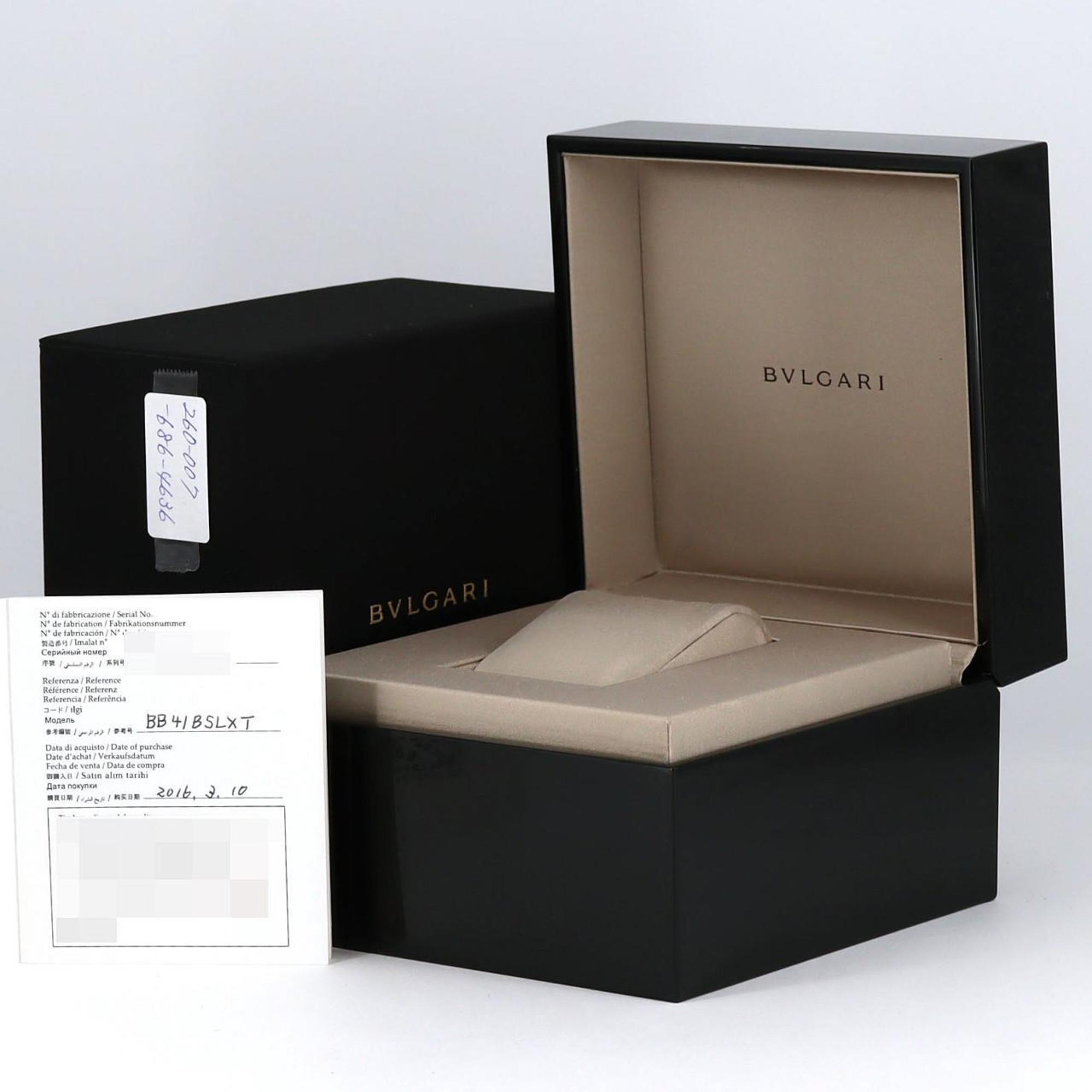 Bvlgari Roma Finissimo BB41SXTRO 102357 roestvrijstalen horloge met handopwinding