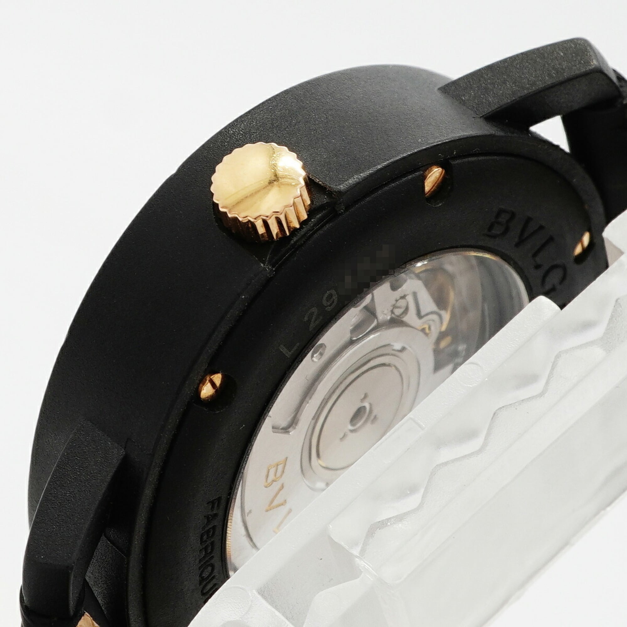 Bvlgari Carbon Gold BB40CL Black Dial