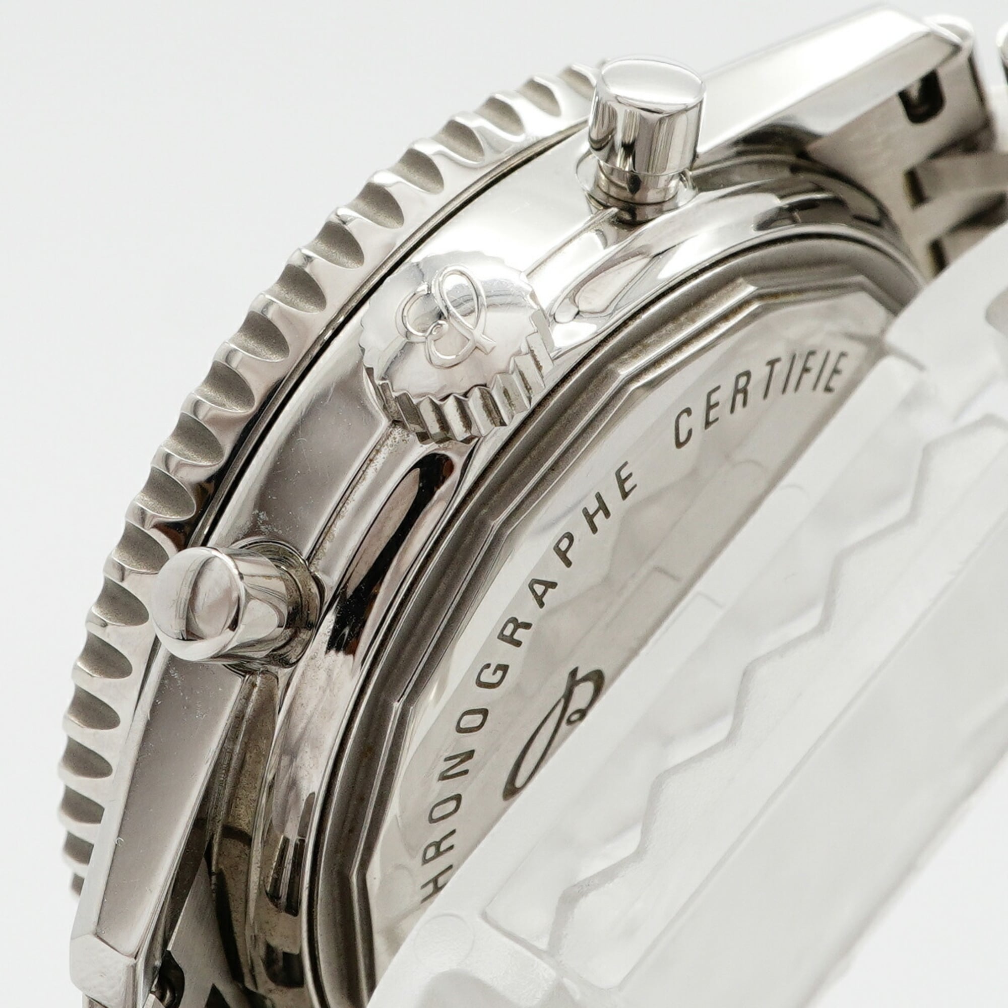 Breitling Montbrillant A41370 Black Dial Stainless steel 38mm Watch
