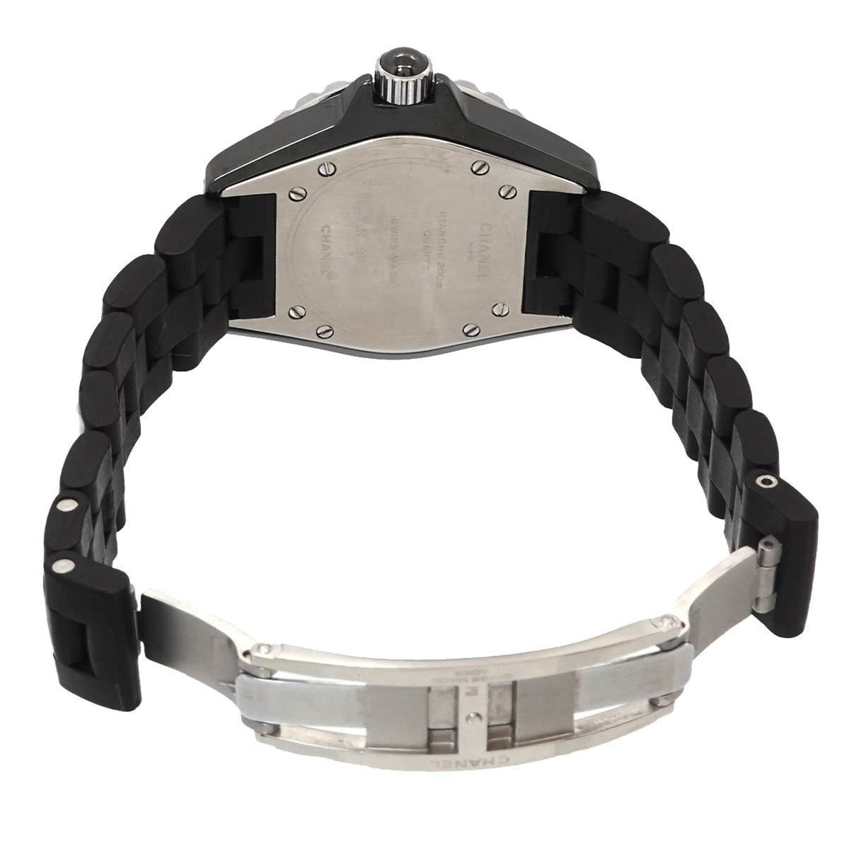 Chanel J12 33 mm H0681 Schwarz Zifferblatt 34 mm Uhr