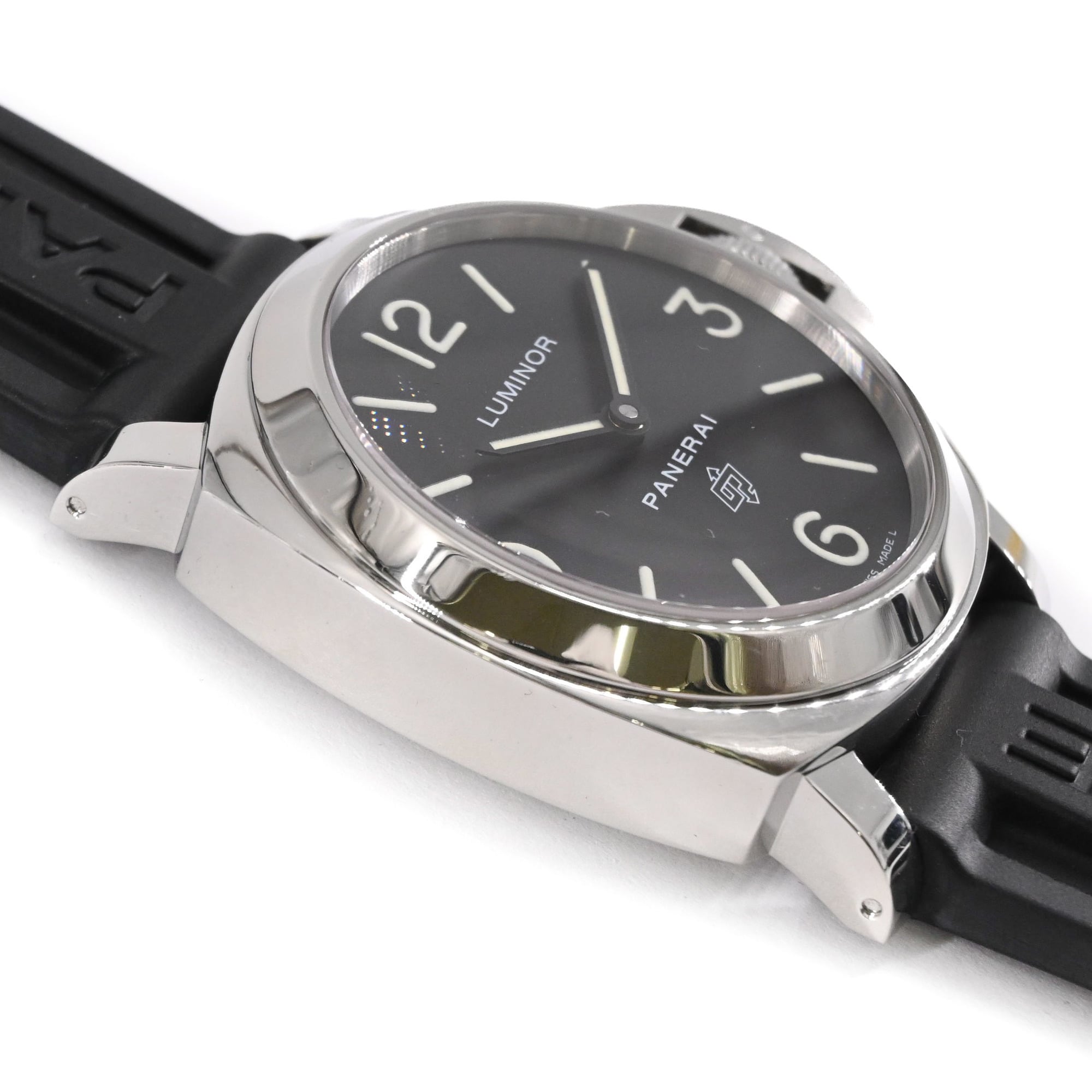 Panerai Luminor herenhorloge met handopwinding, zwarte wijzerplaat, PAM00000