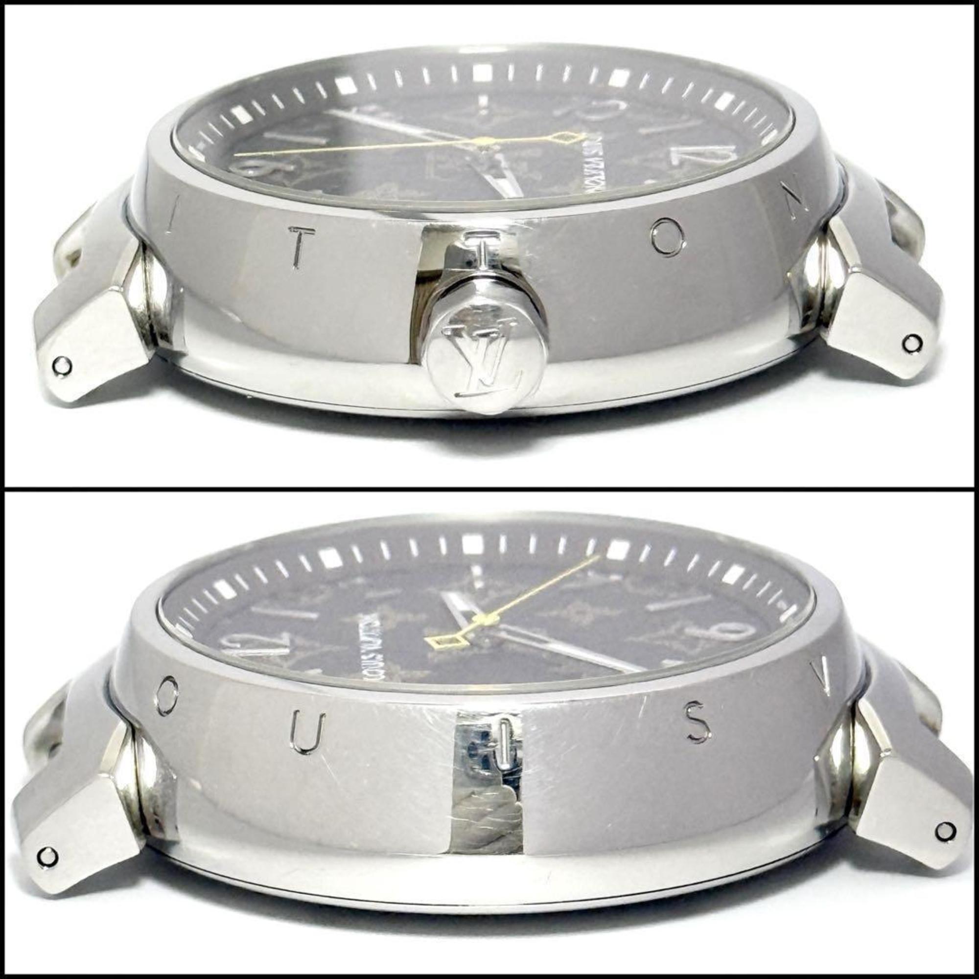 Louis Vuitton Tambour Monogram-horloge voor heren, 39 mm