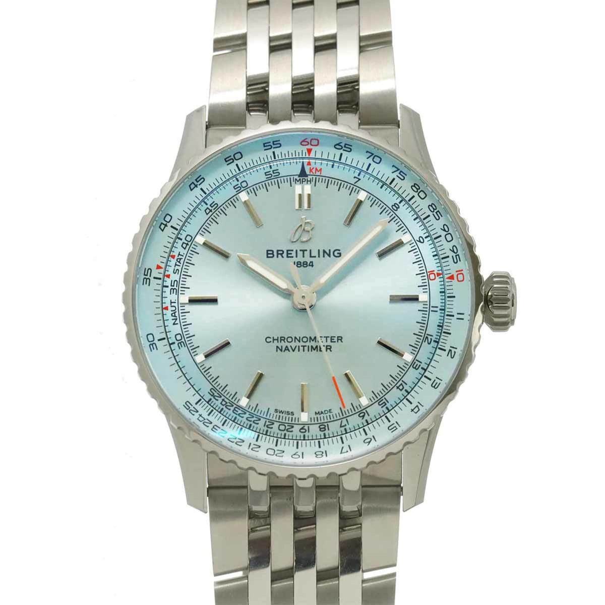 Breitling Navitimer A41330 Ice blue Dial 41mm Watch