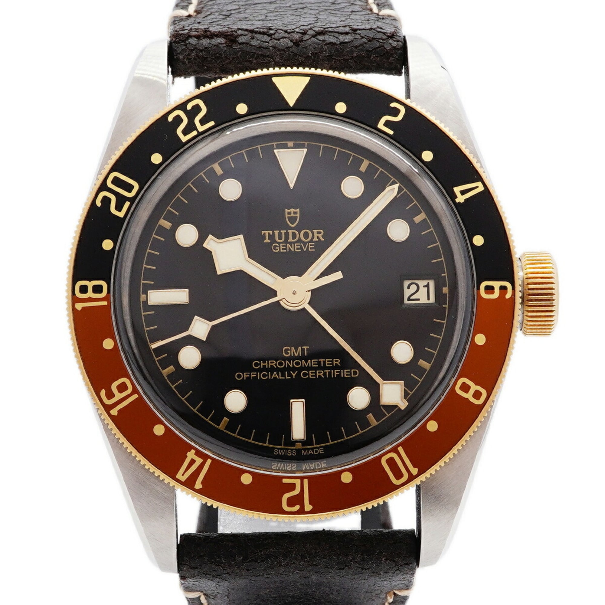 Montre Tudor Black bay Gmt S&G ; 79833MN Noir Cadran 41 mm