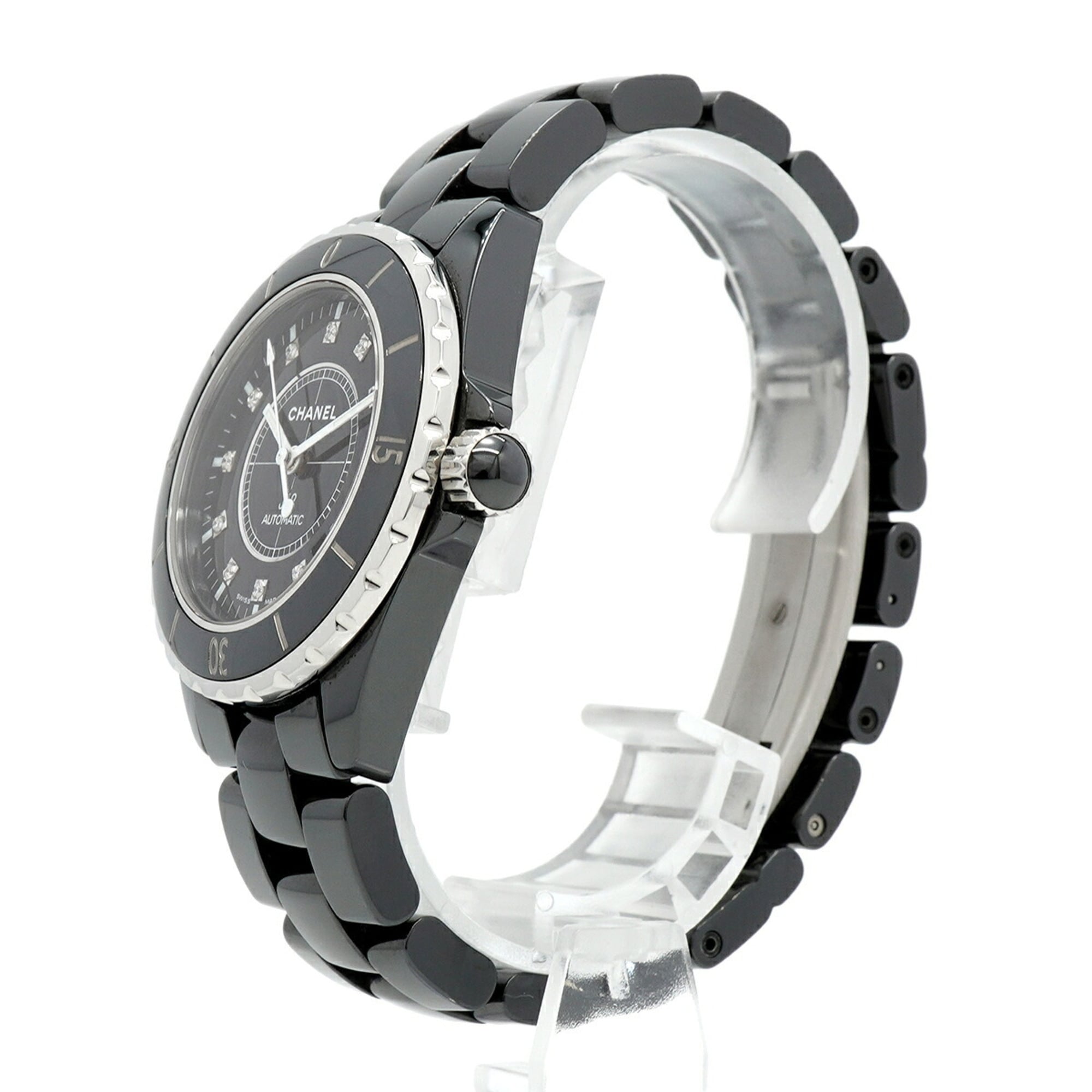 Chanel J12 H1626 Black Dial 38mm Watch