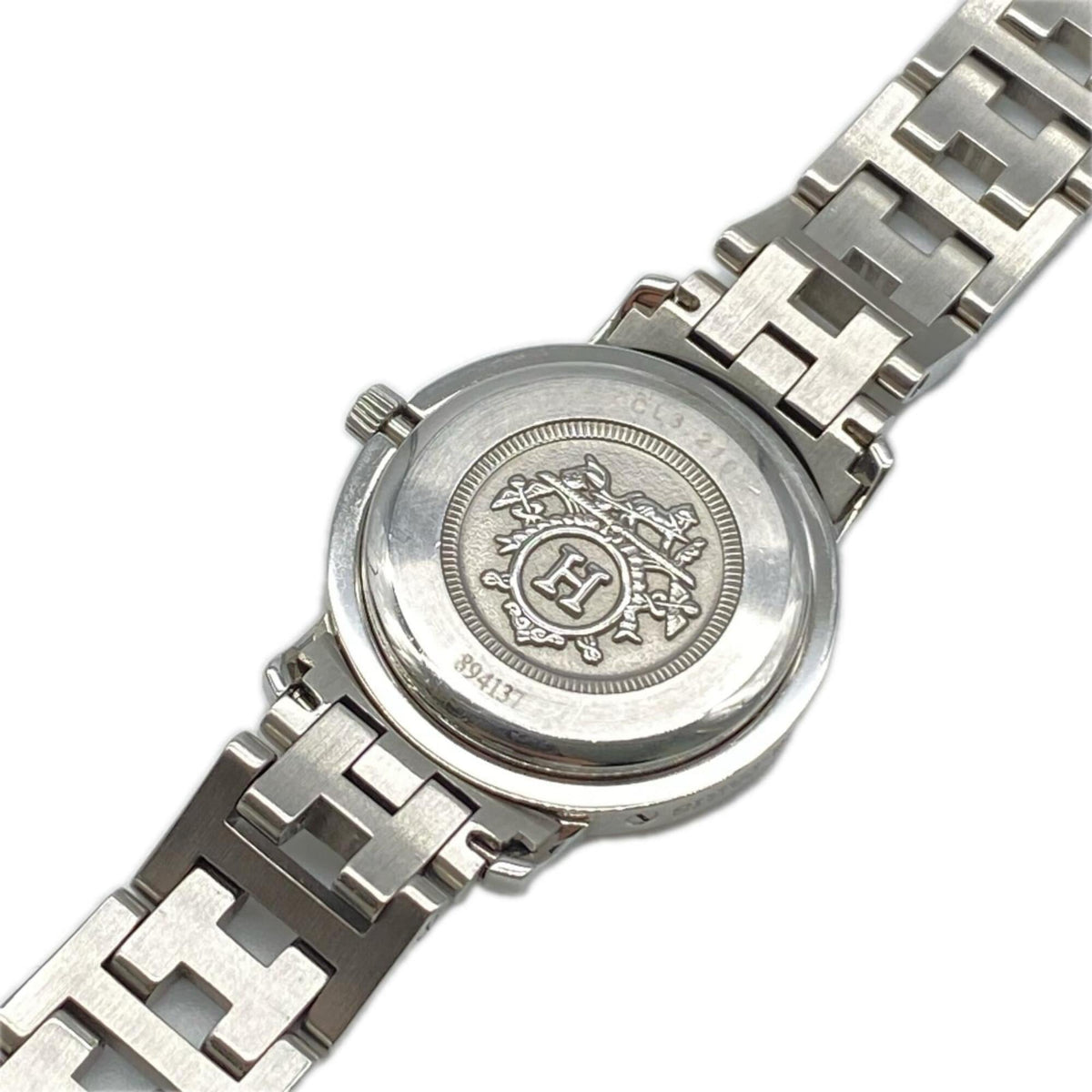 Hermes Clipper CL3.210 Weiß Zifferblatt 23 mm Uhr