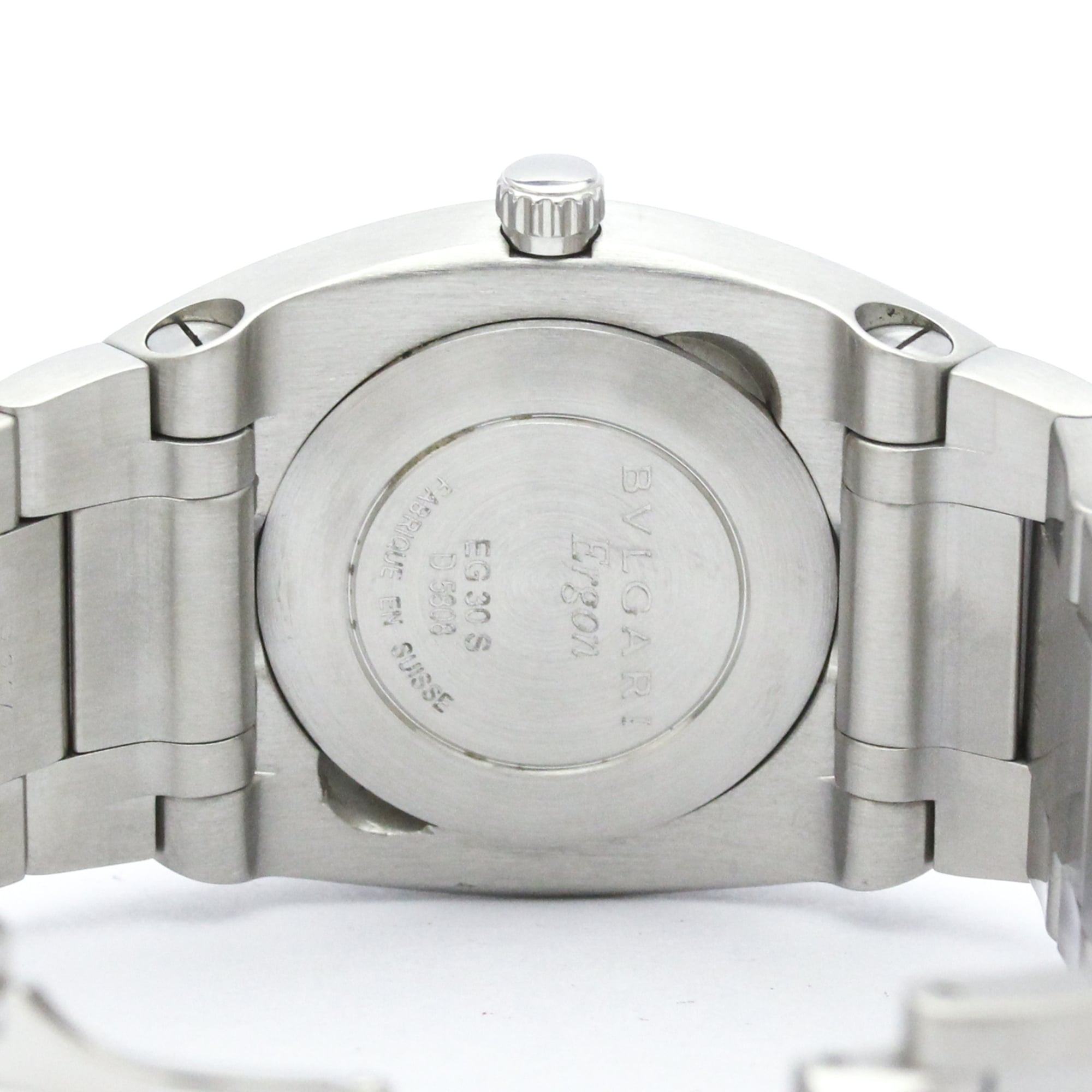 Bulgari Ergon EG30S Black Dial 30mm Watch