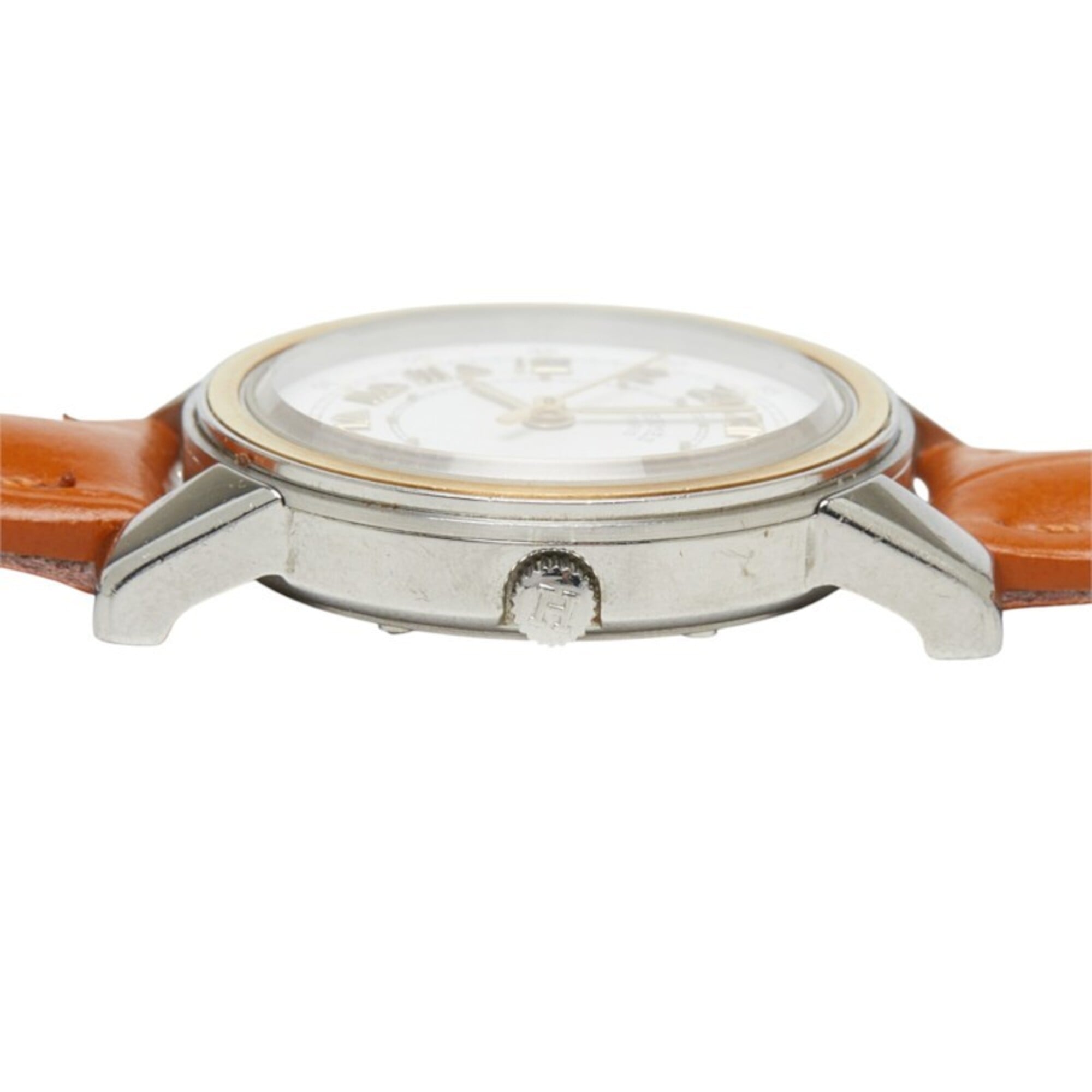 Montre Hermes Carrick Blanc avec cadran de 26 mm