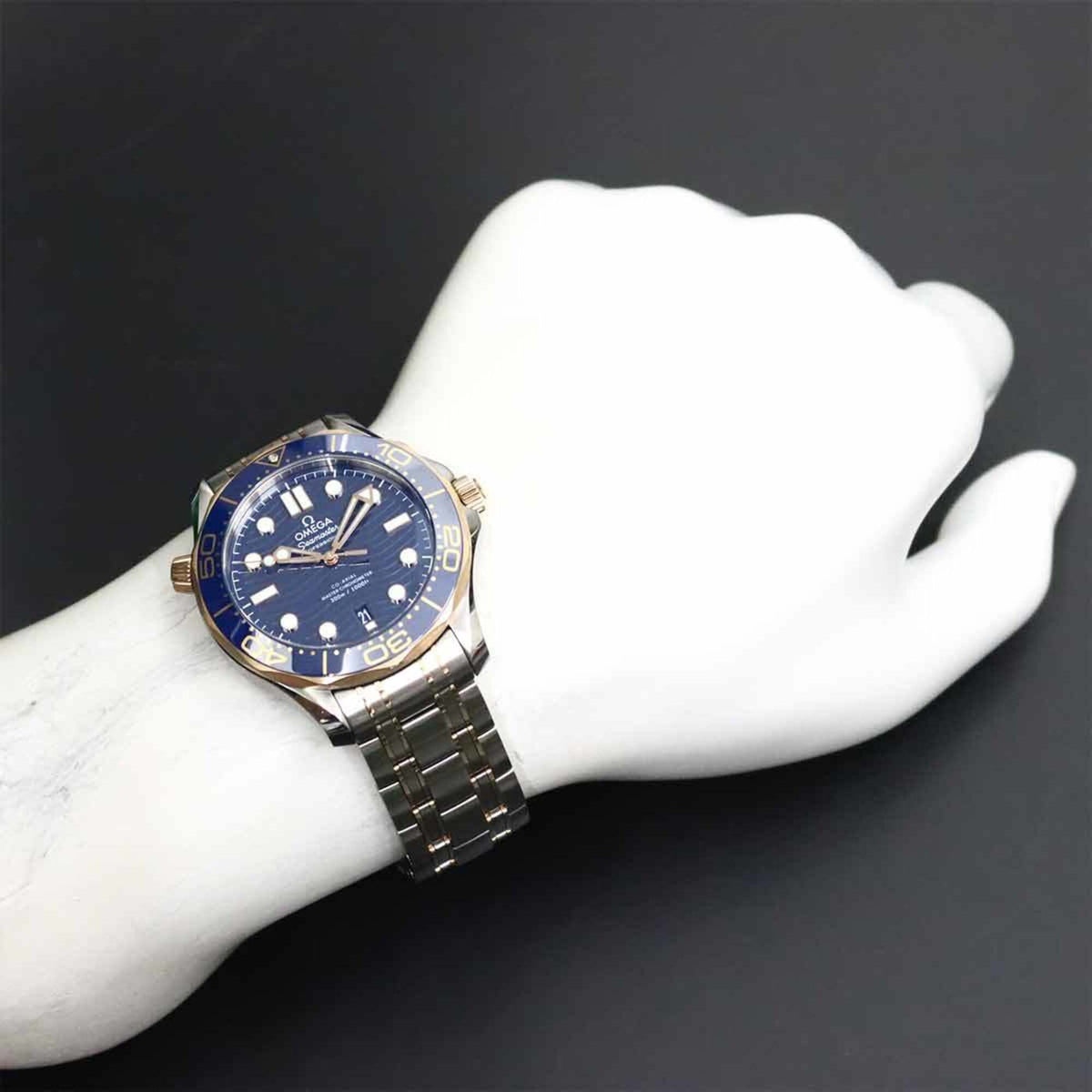 Omega Seamaster Diver 300 Co-Axial Master Chronometer 210 20 42 20 03 002 Blue Dial 42mm Watch