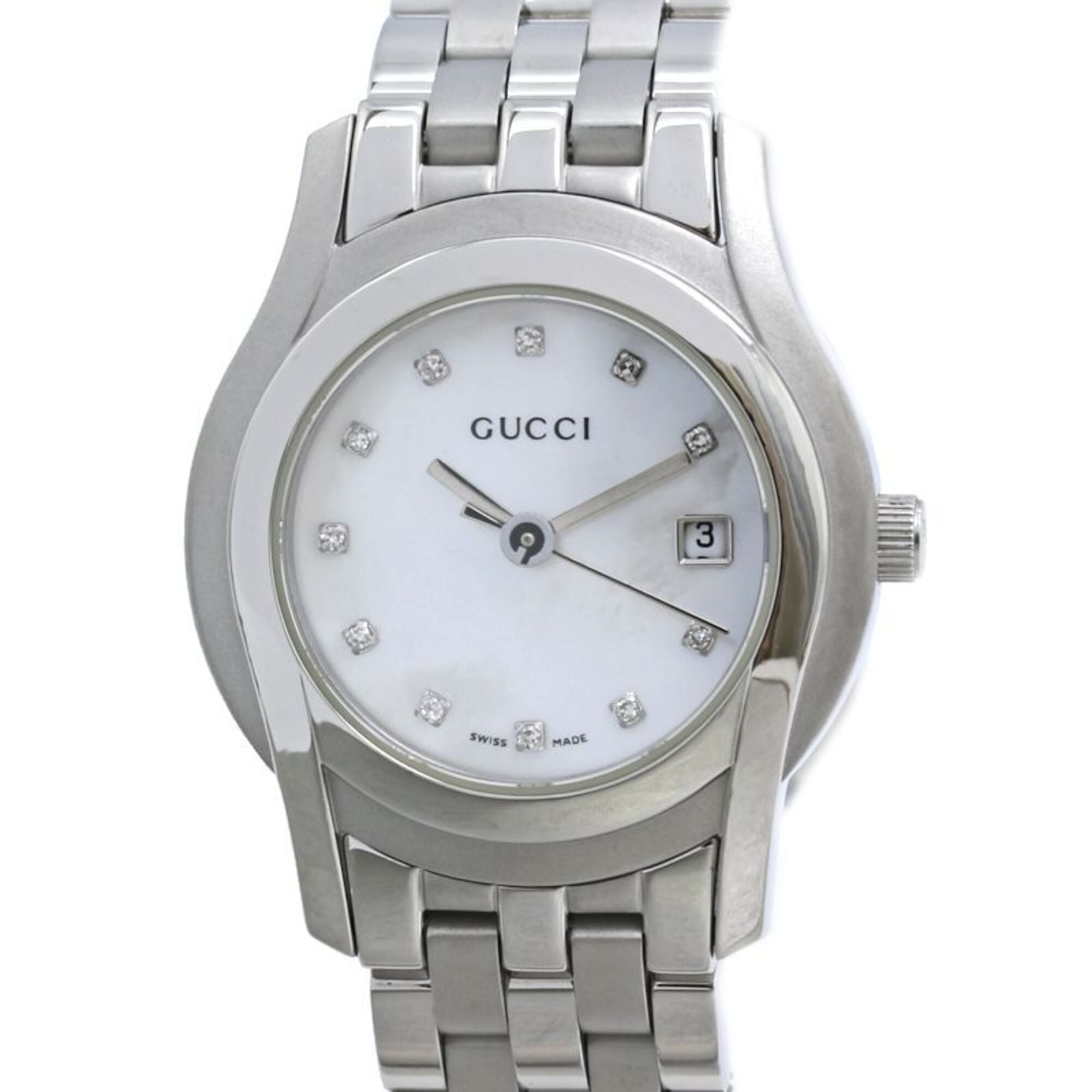 Gucci G-Class YA055501 5500L White Dial 27mm Watch