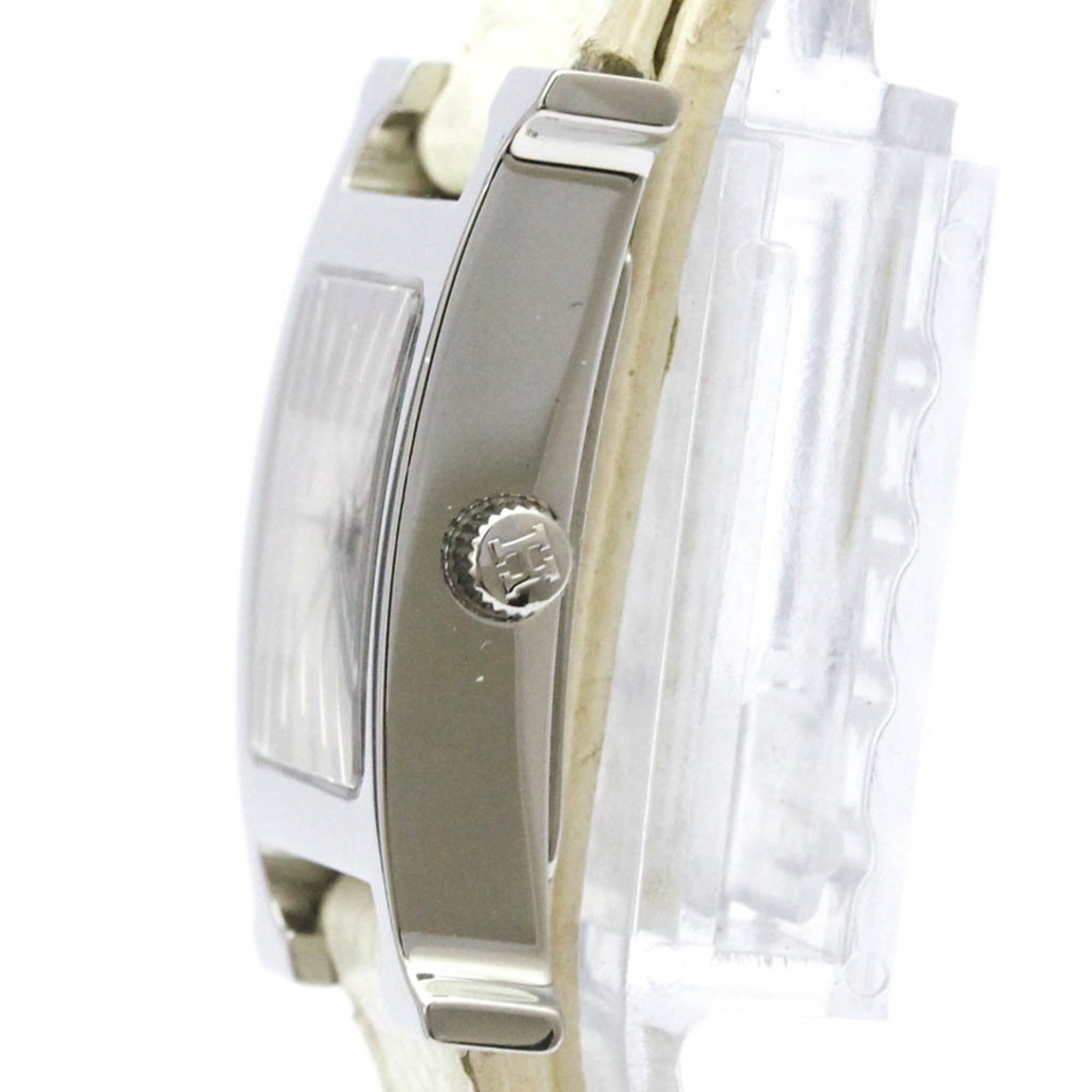 HERMES H Watch Double Tour stalen quartz dameshorloge HH1.210