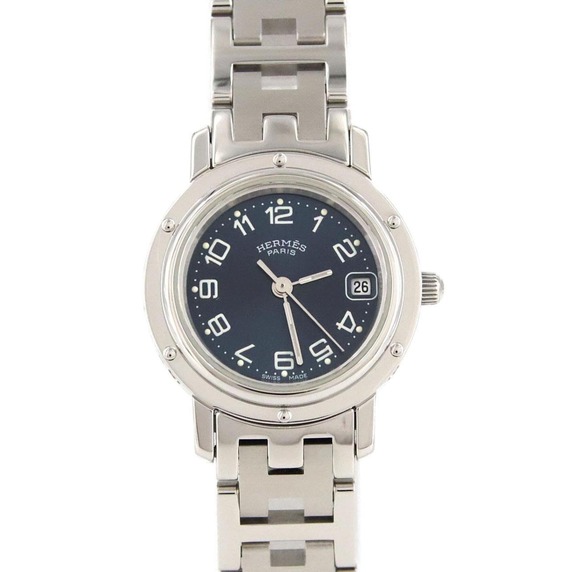 Hermes Clipper CL4.210 Blue Dial 24mm Watch