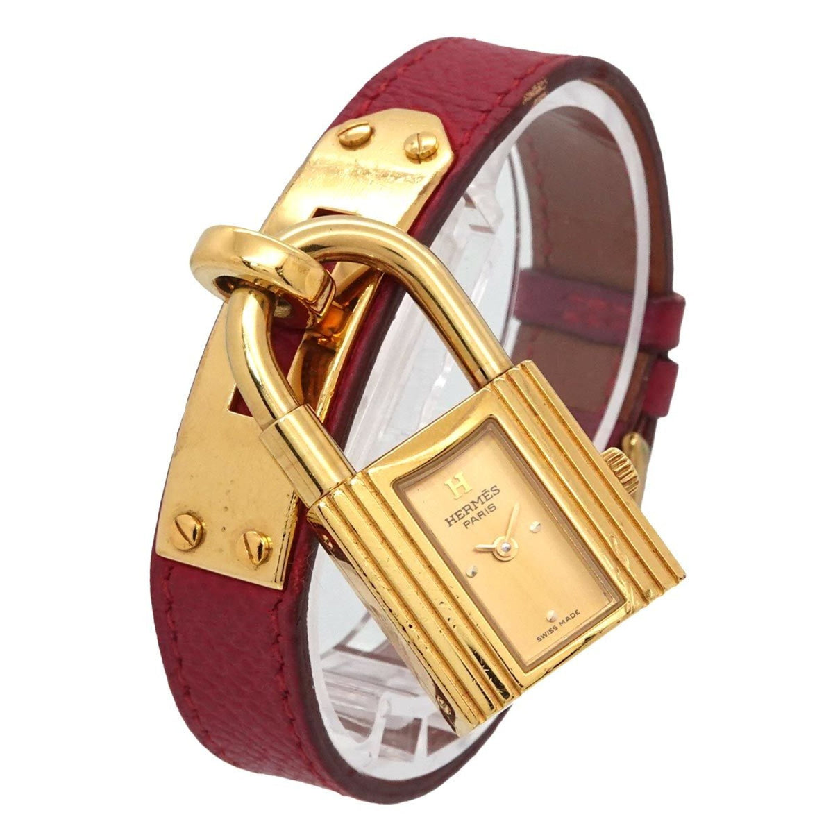 Montre Hermès Kelly à cadran doré, 20 mm