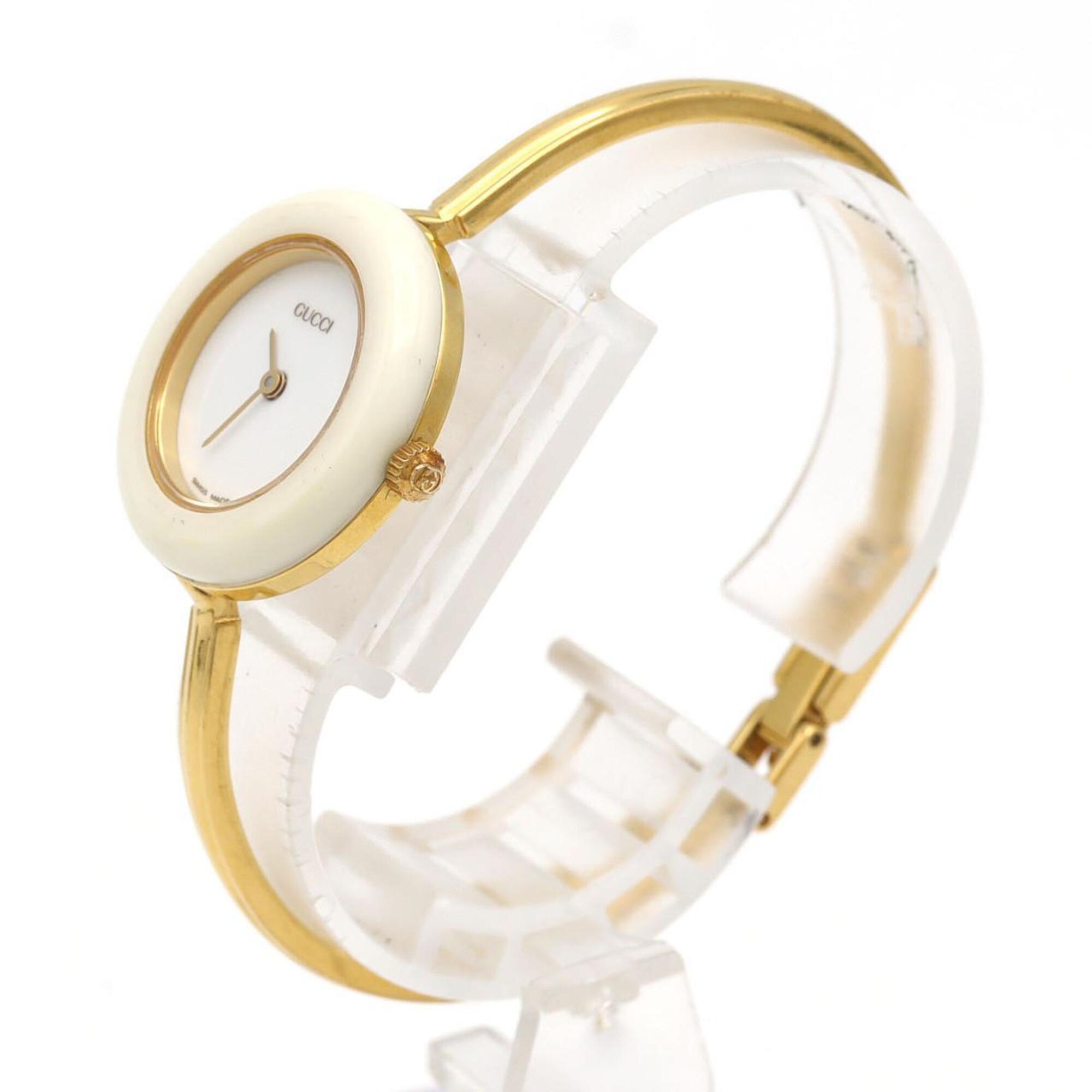 Gucci Change Ring GP Medium Size 11 12.2 Quartz Watch