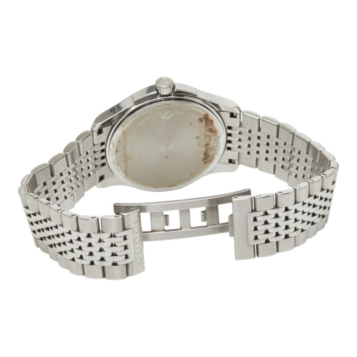 Gucci G-Timeless 126.4 horloge met witte wijzerplaat, 38 mm