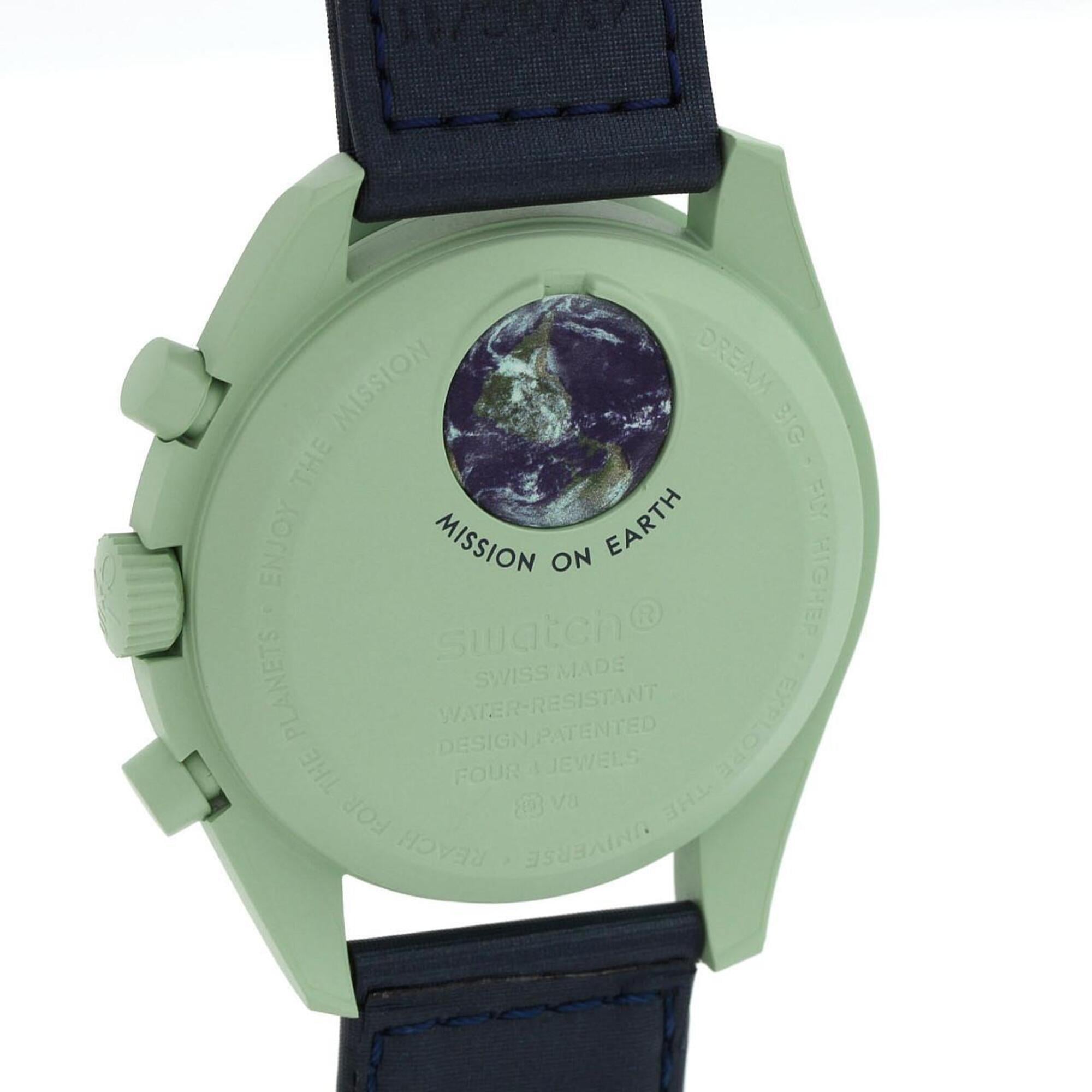 Swatch Mission to earth SO33G100 Blue Dial 42mm Watch