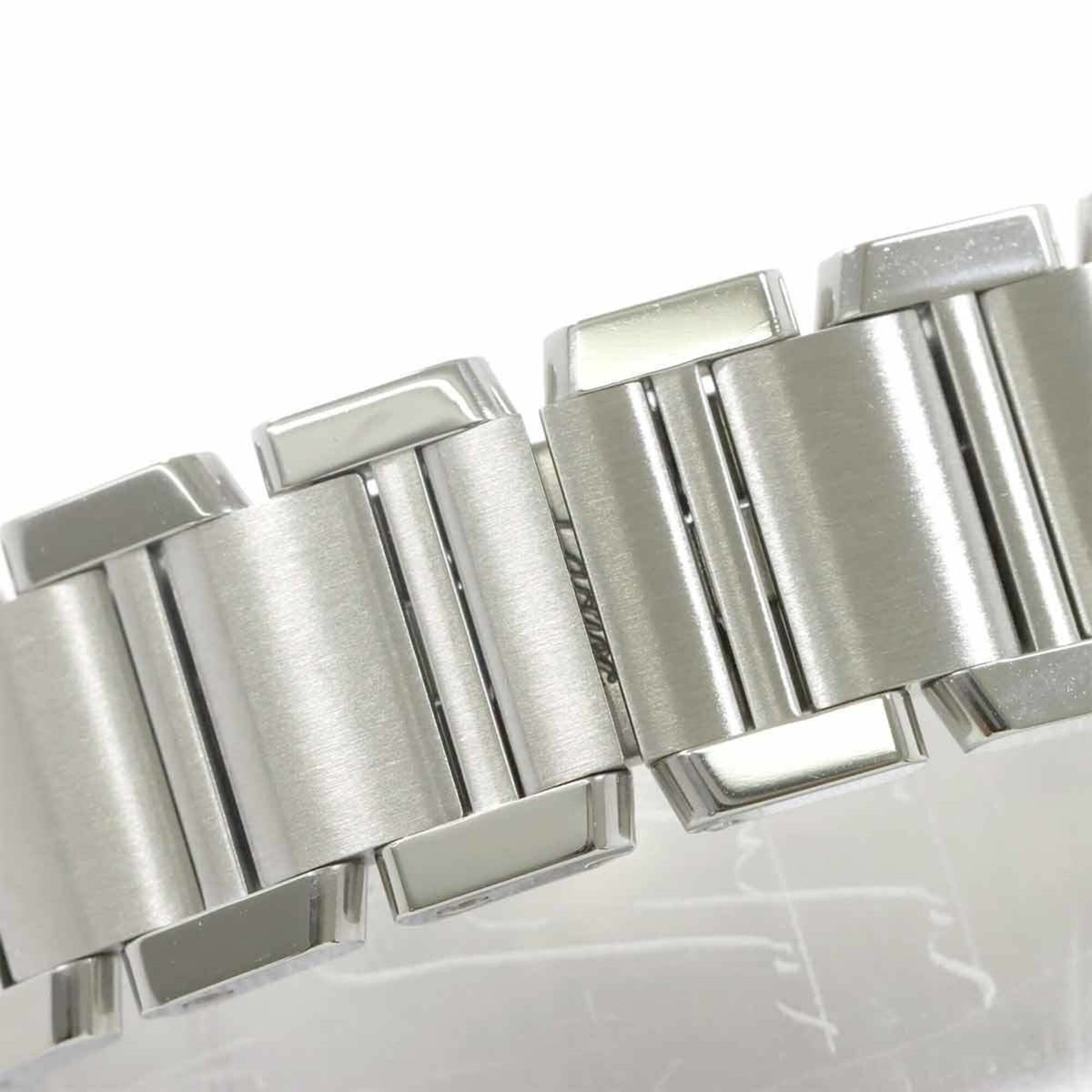 Cartier Tank Française SM W4TA0008 Ivory Dial 20mm Watch