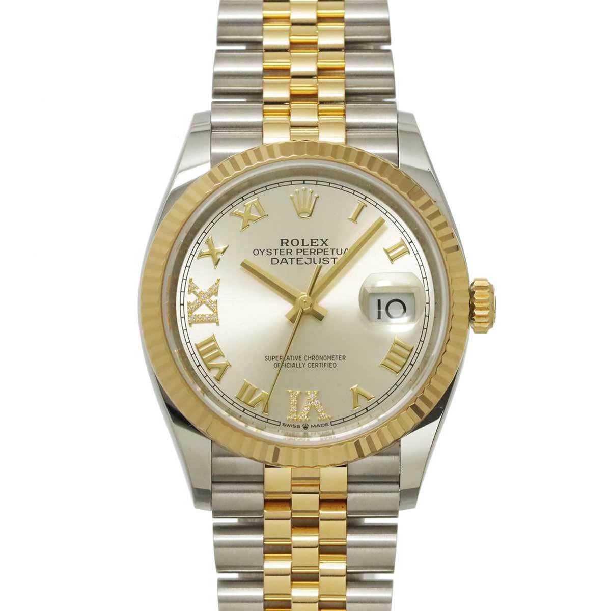 Rolex Datejust 126233 Silber Zifferblatt 36 mm Uhr