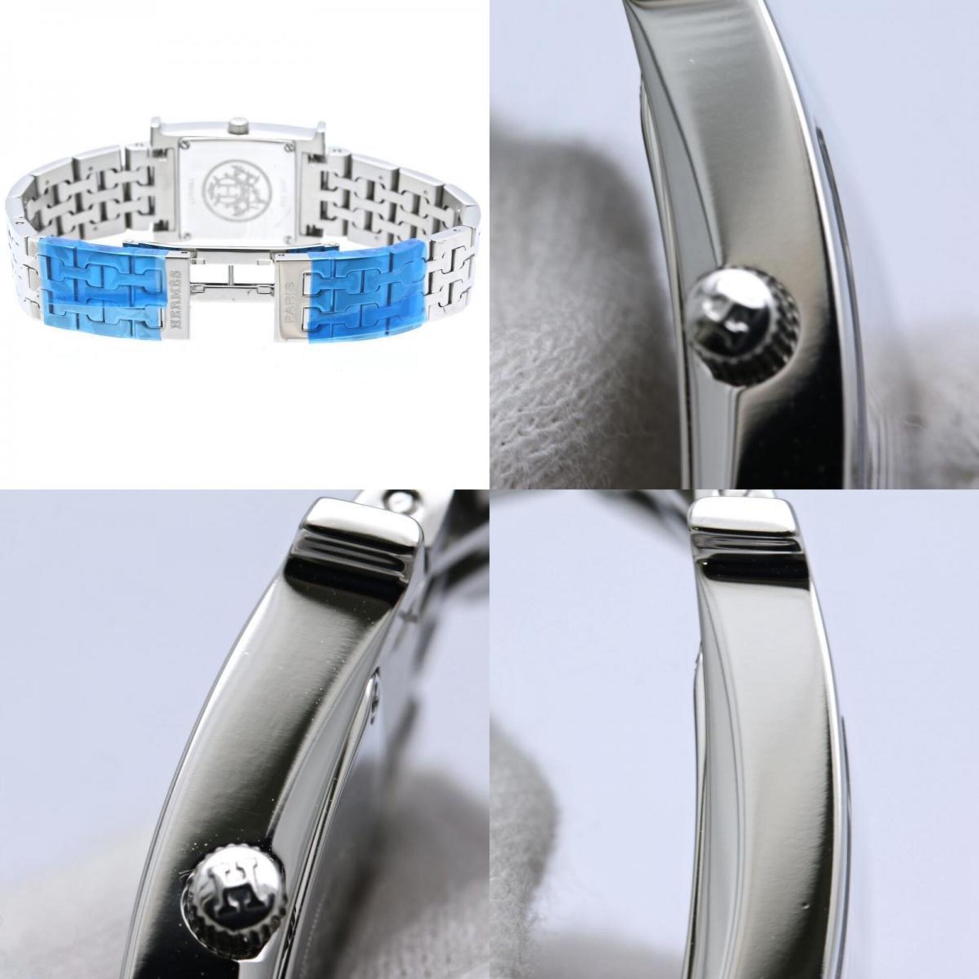 HERMES H-Watch HH1.210.632/4804 Damenuhr aus Edelstahl /40407