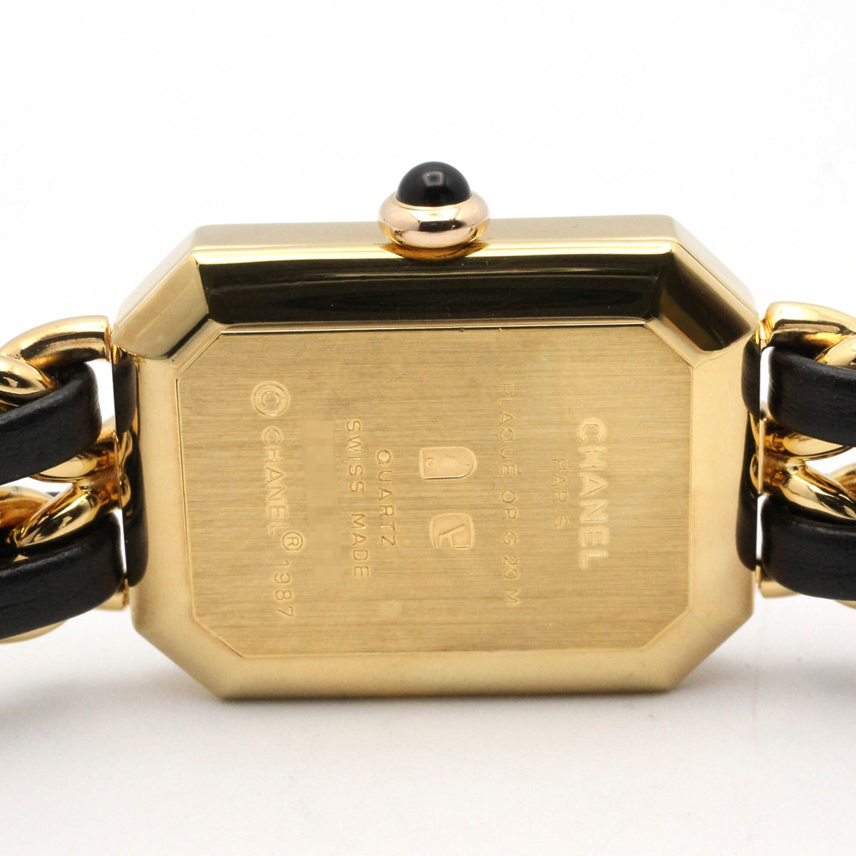 Chanel Première M H0001 Black Dial 20mm Watch