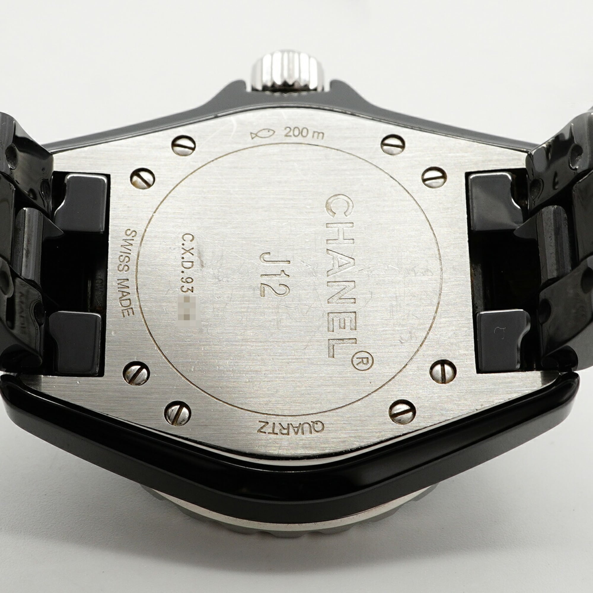 Chanel J12 H0682 Black Dial Ceramic 34mm Watch