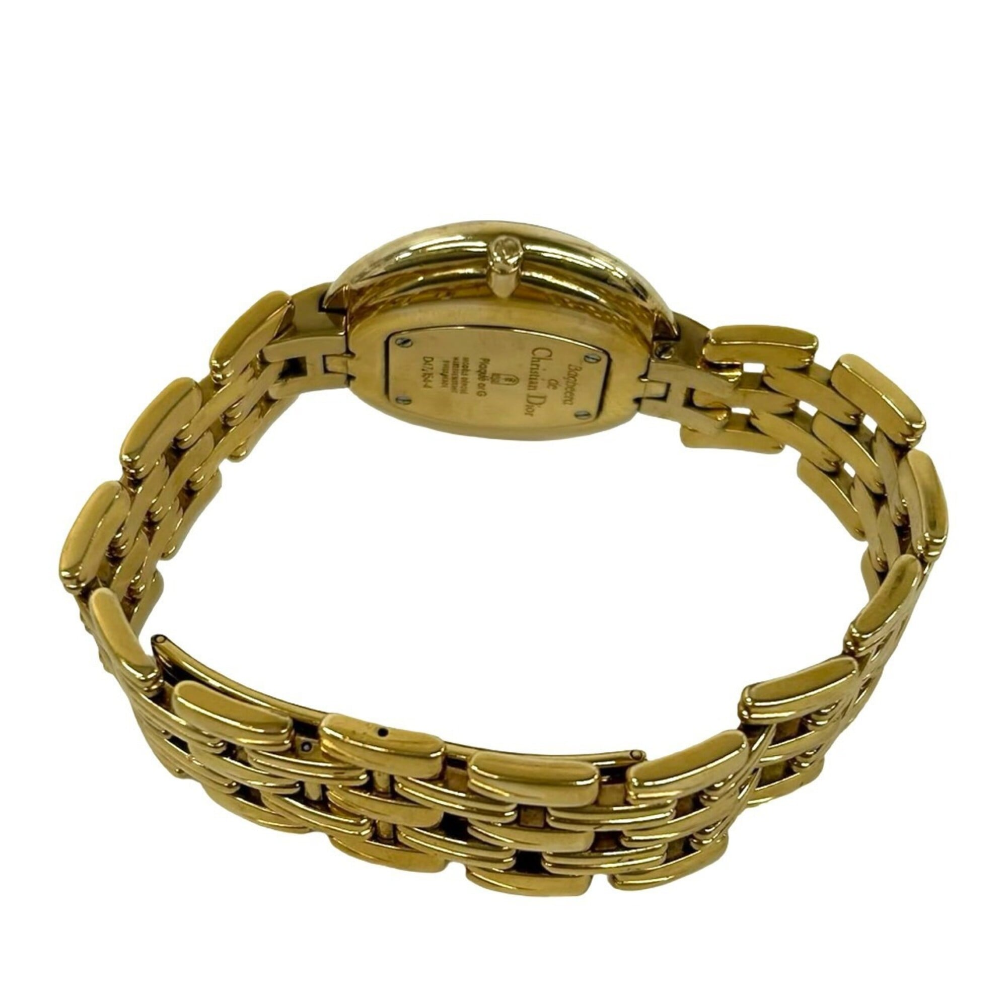 Christian Dior Vintage Baghira GP Quartz Gold Black 38257