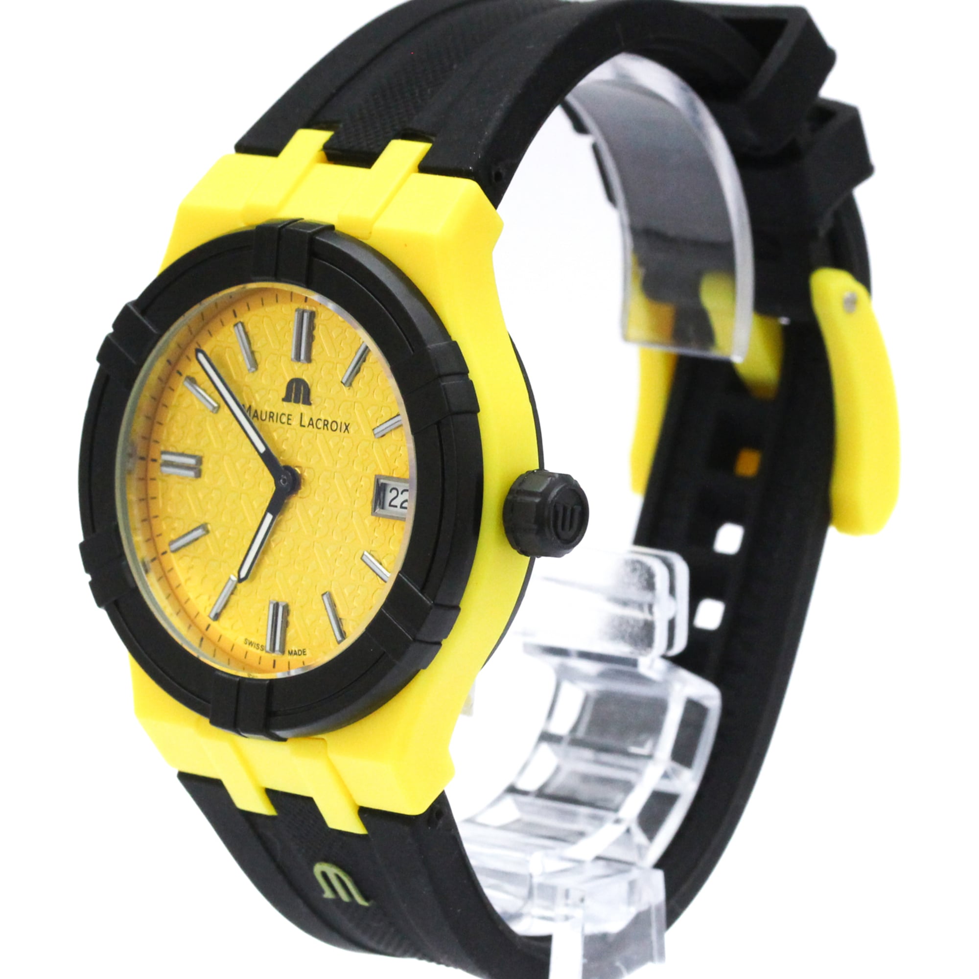 MAURICE LACROIX Aikon Tide Plastic Rubber Quartz Watch AI2008