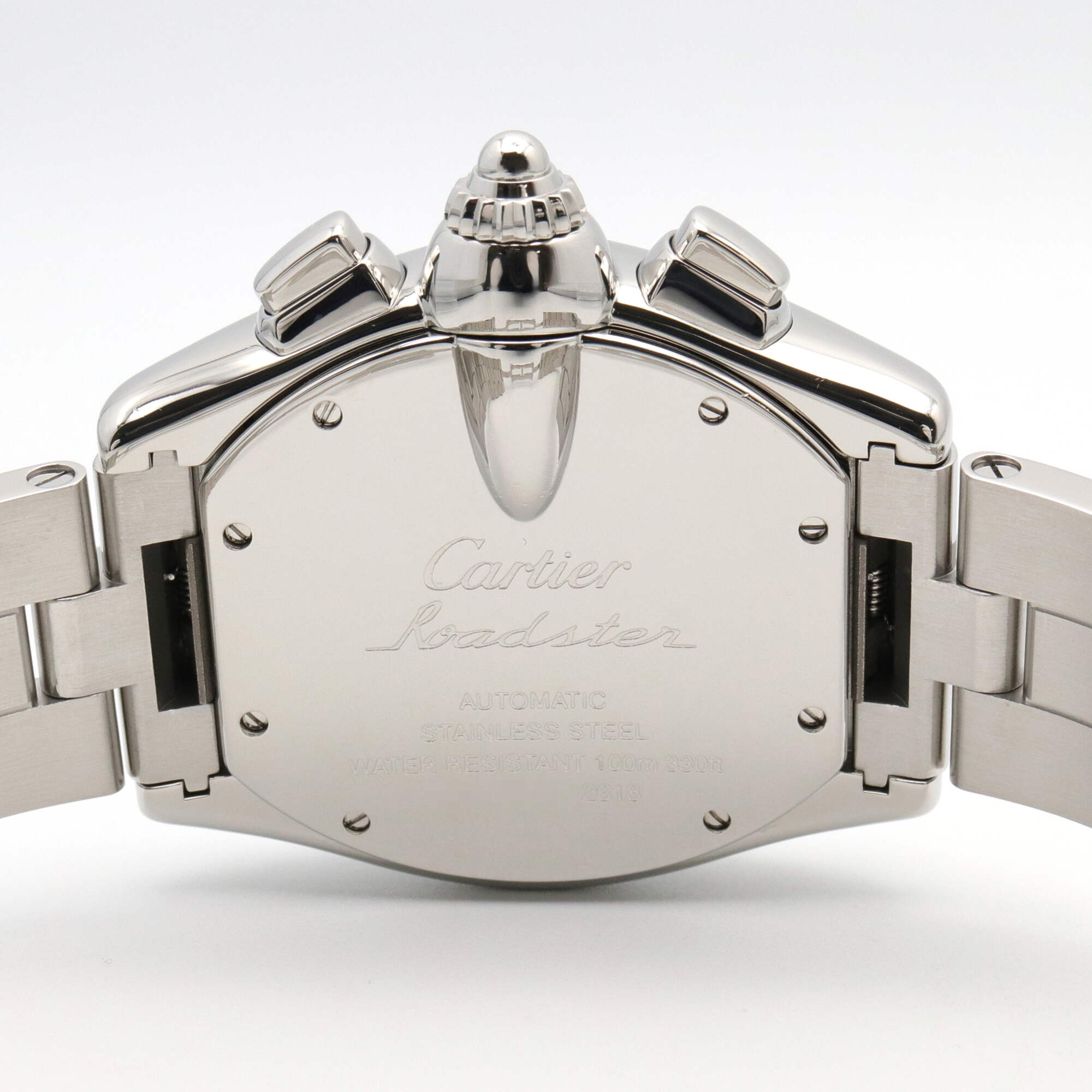 Cartier Roadster W62019X6 Silver Dial Stainless steel 42mm Watch