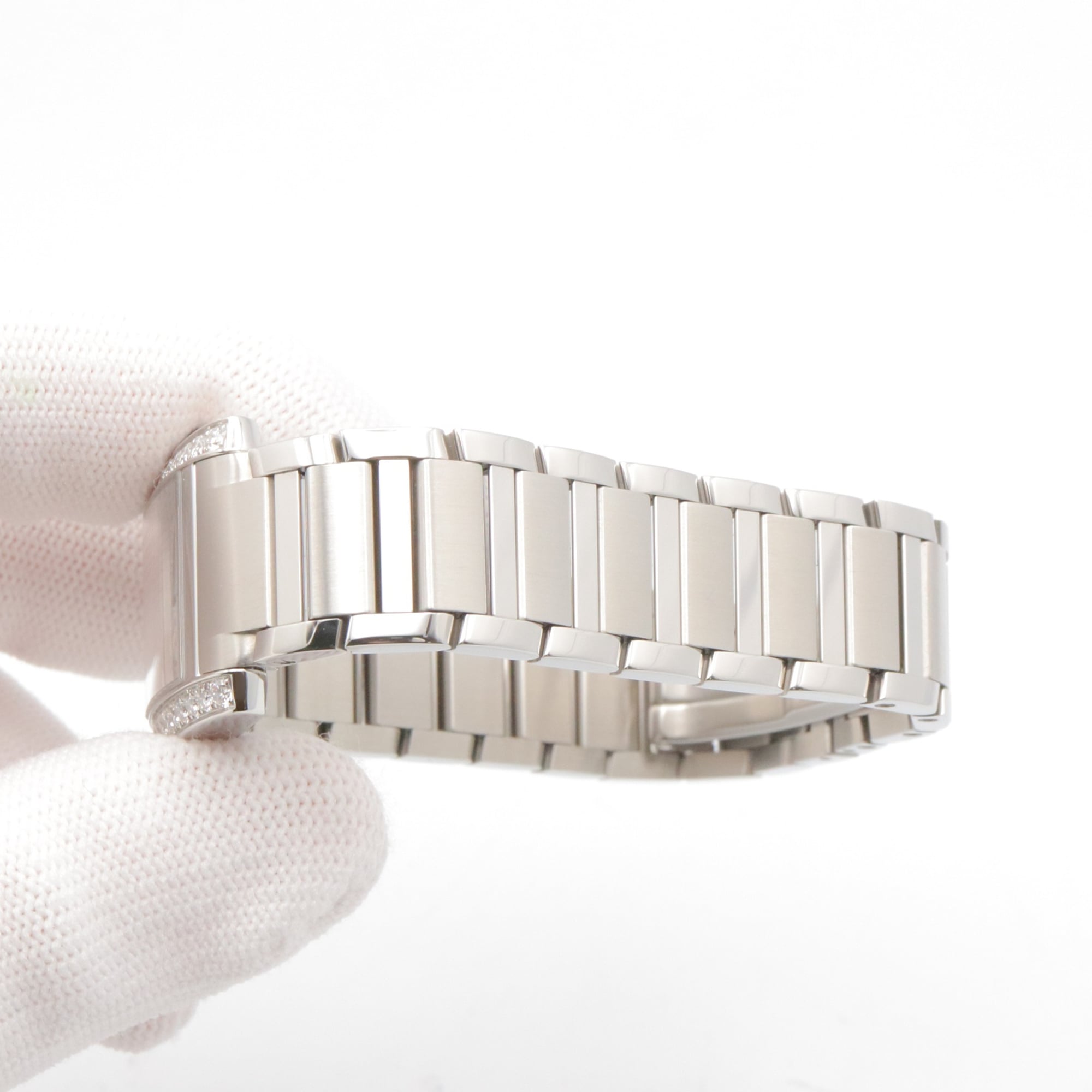 Cartier Tank francaise W4TA0020 Silver Dial Stainless steel 21mm Watch