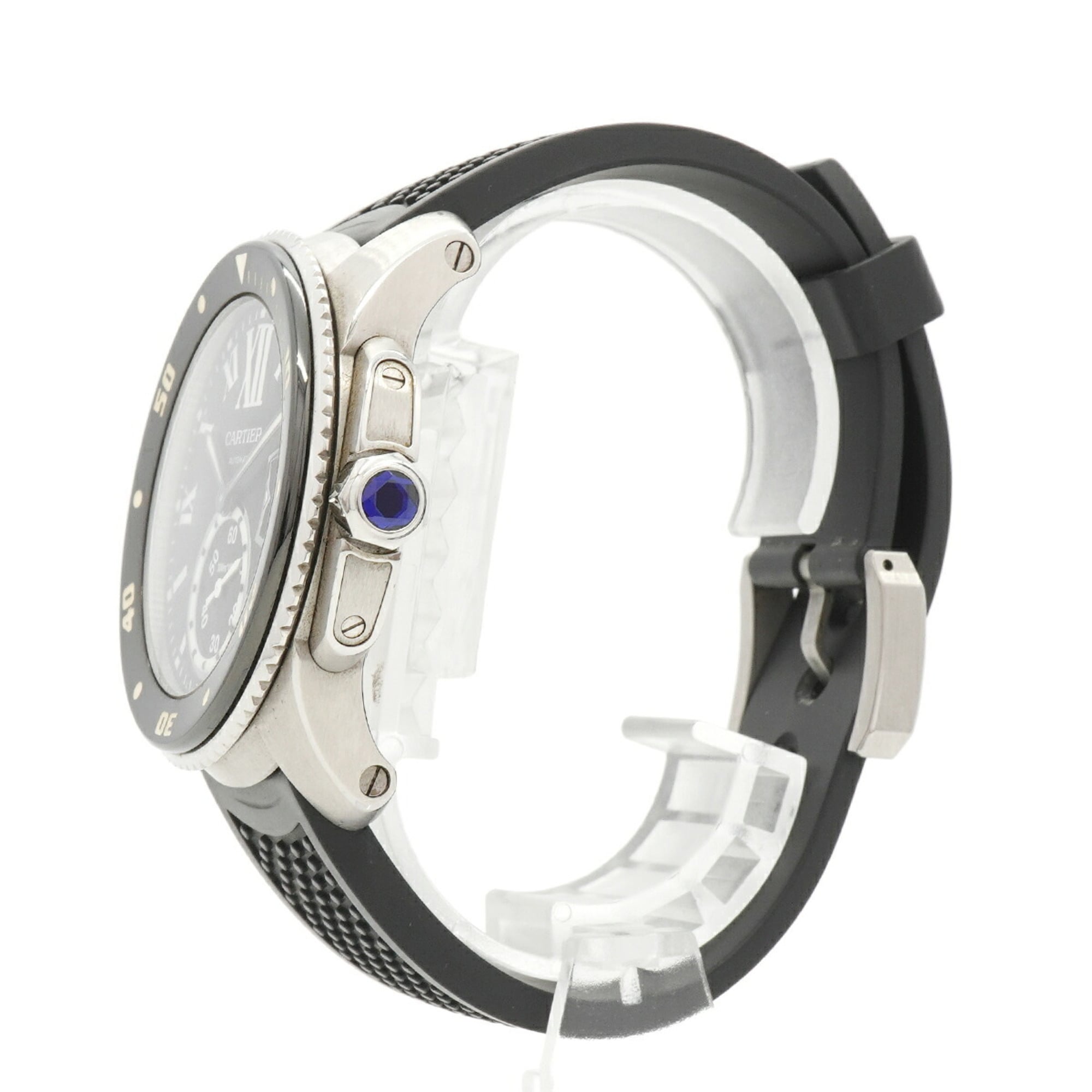 Cartier Calibre Diver W7100056 Black Dial 43mm Watch