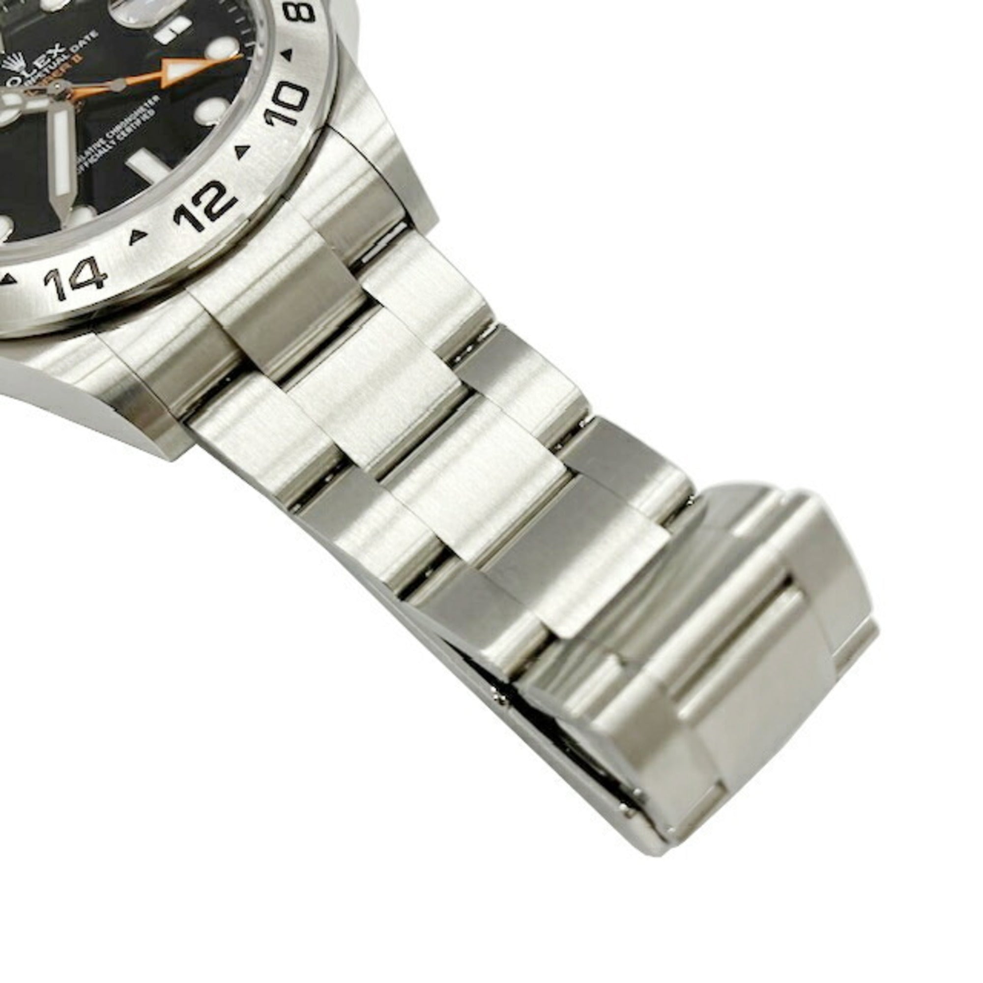 ROLEX Explorer II 226570, zufällige Seriennummer, Schwarz Zifferblatt, Edelstahl, Uhrwerk, Herrenuhr
