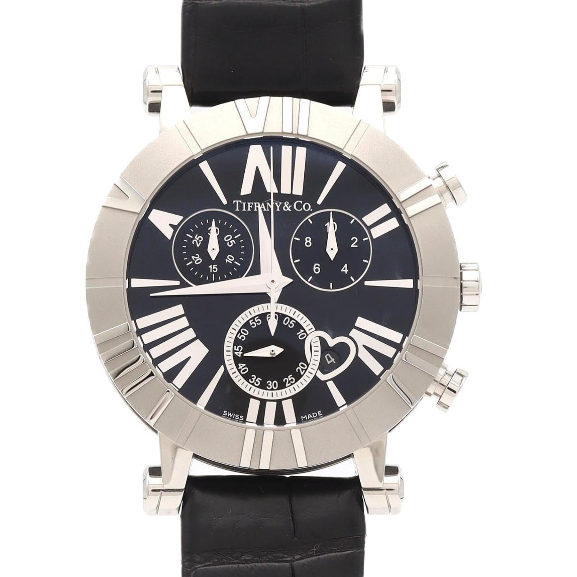 Tiffany & Co. Atlas Chronograph Z1301.32.11A10A71A Black Dial 36mm Watch